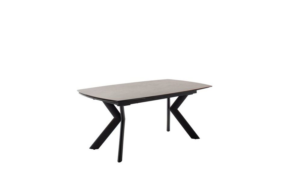 MCA furniture Anbauschrank MCA Ossana Auszugtisch Metall/Keramik  180x100(200) cm (1)