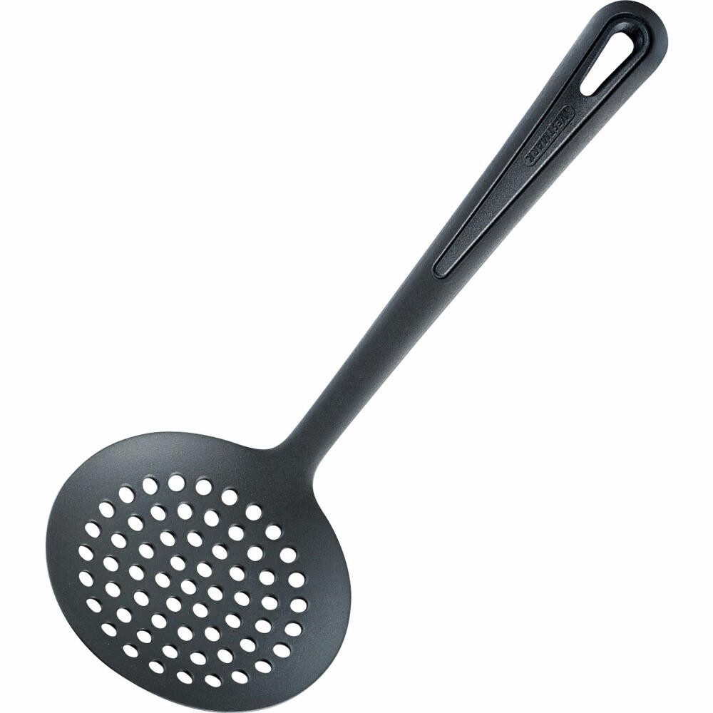 WESTMARK Schaumlöffel Schöpf-/Abseihlöffel, Länge: 32,2 cm, Gentle, Schwarz