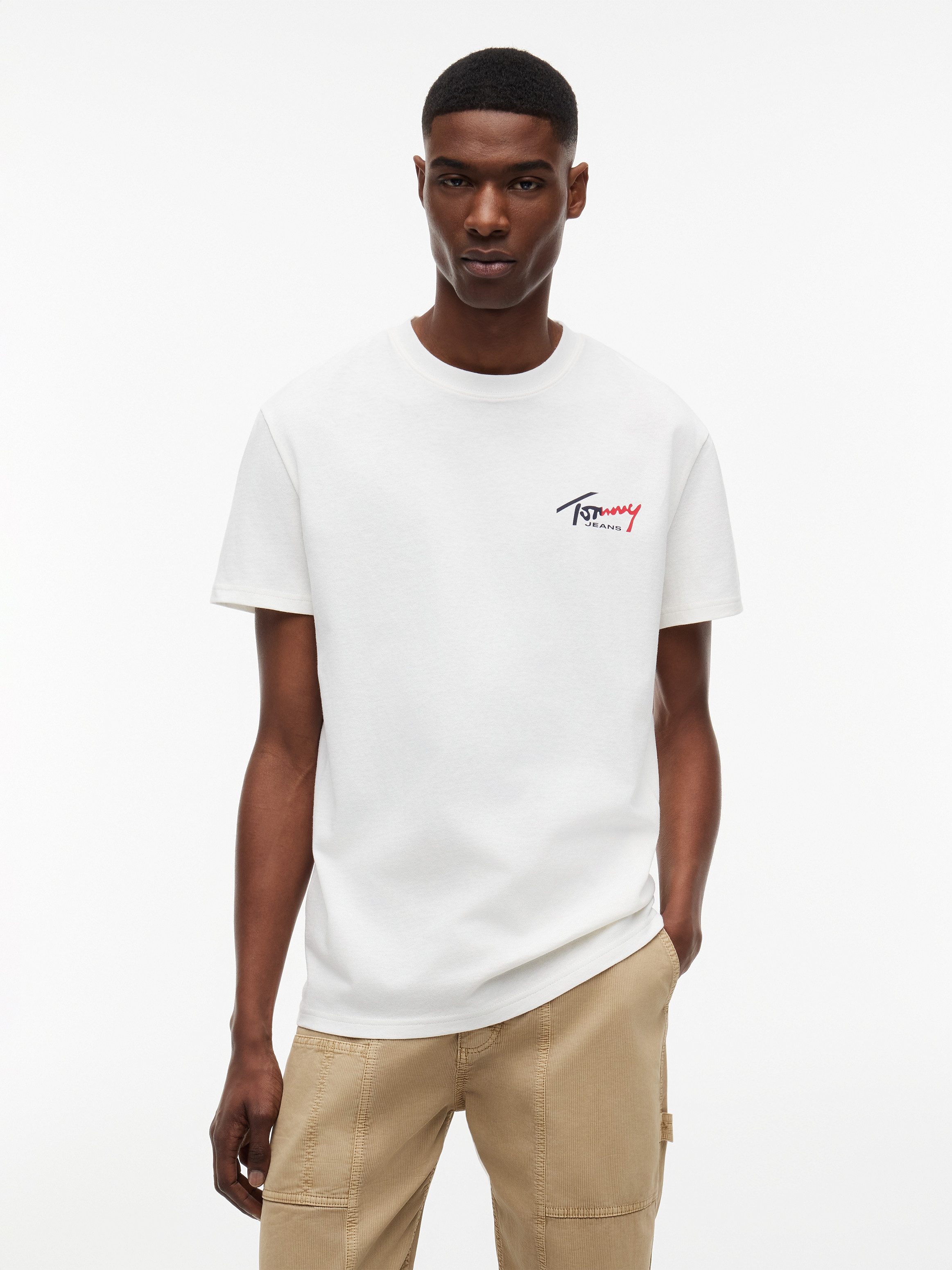 Tommy Jeans T-Shirt TJM REGULAR SIGNATURE 2PACK (Packung, 2-tlg) großer Rückenprint – Bild 2 von 5