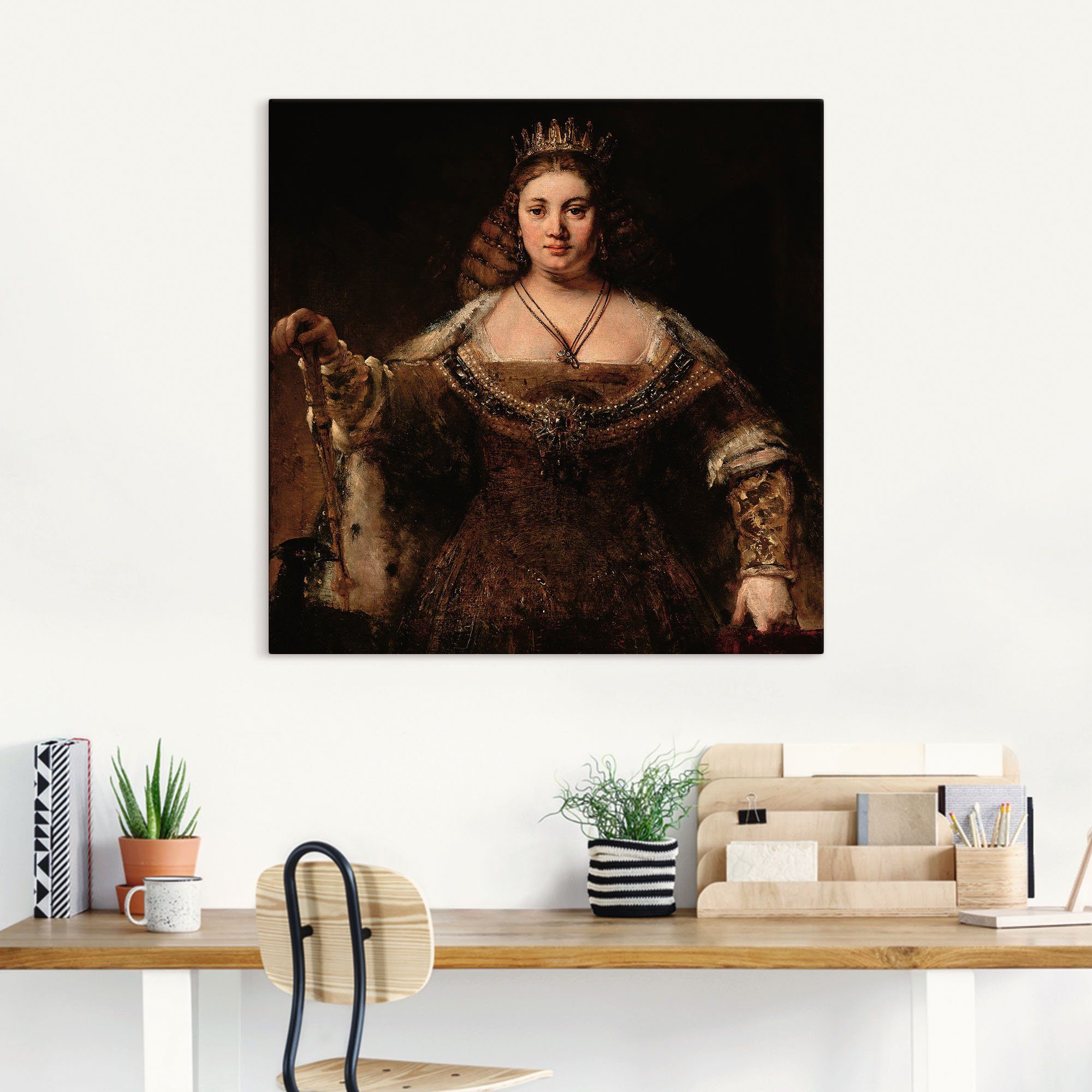 Größen Frauen Alubild, Um St), (1 versch. Juno. Artland oder Wandaufkleber Wandbild als Leinwandbild, von Poster 1662-65, Bilder in