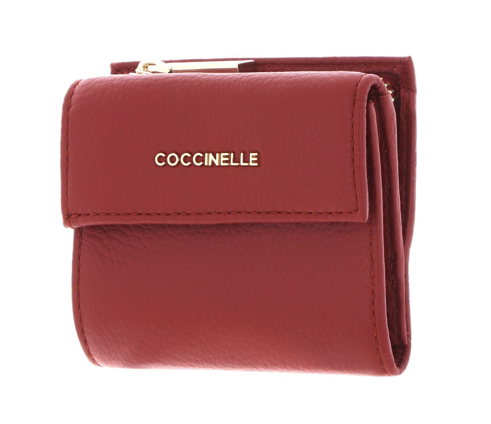 COCCINELLE Geldbörse Metallic Soft, aus echtem Rindsleder günstig online kaufen