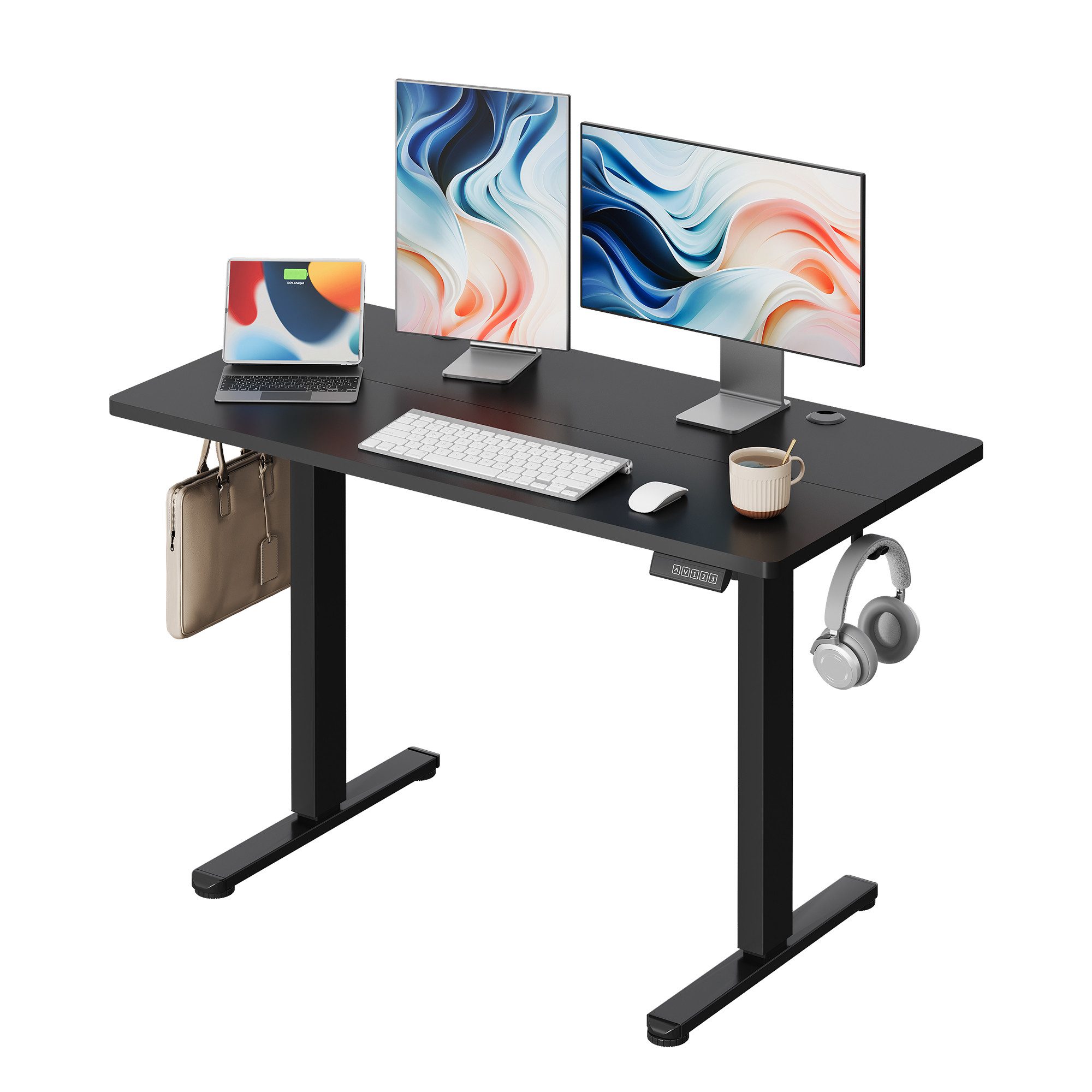 DEVAISE Schreibtisch Höhenverstellbarer Schreibtisch elektrisch 100×60 cm ( günstig online kaufen