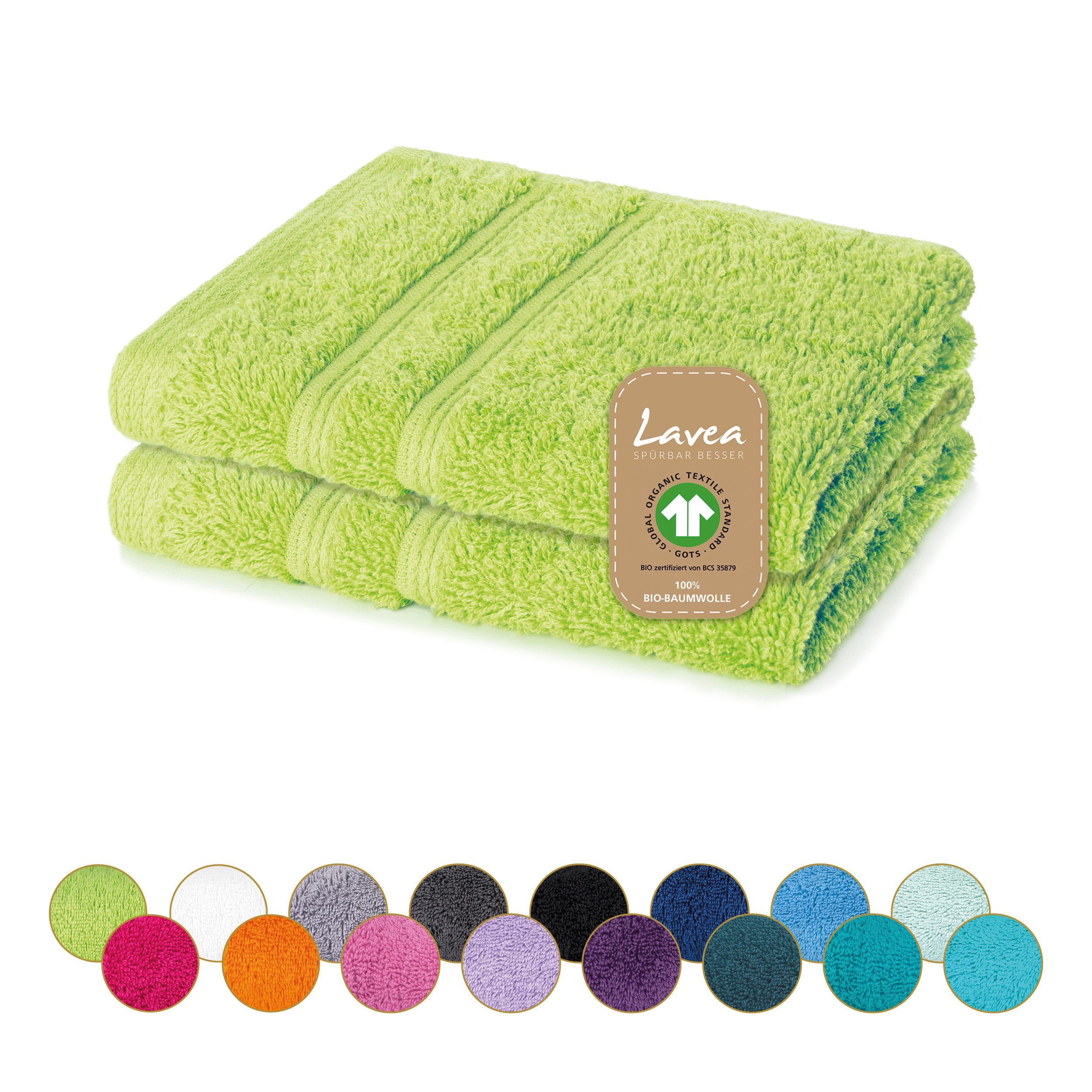 Lavea Seiftuch Bali Seiflappen 30x30 cm, Weiches Bio-Baumwollfrottee (Set, günstig online kaufen