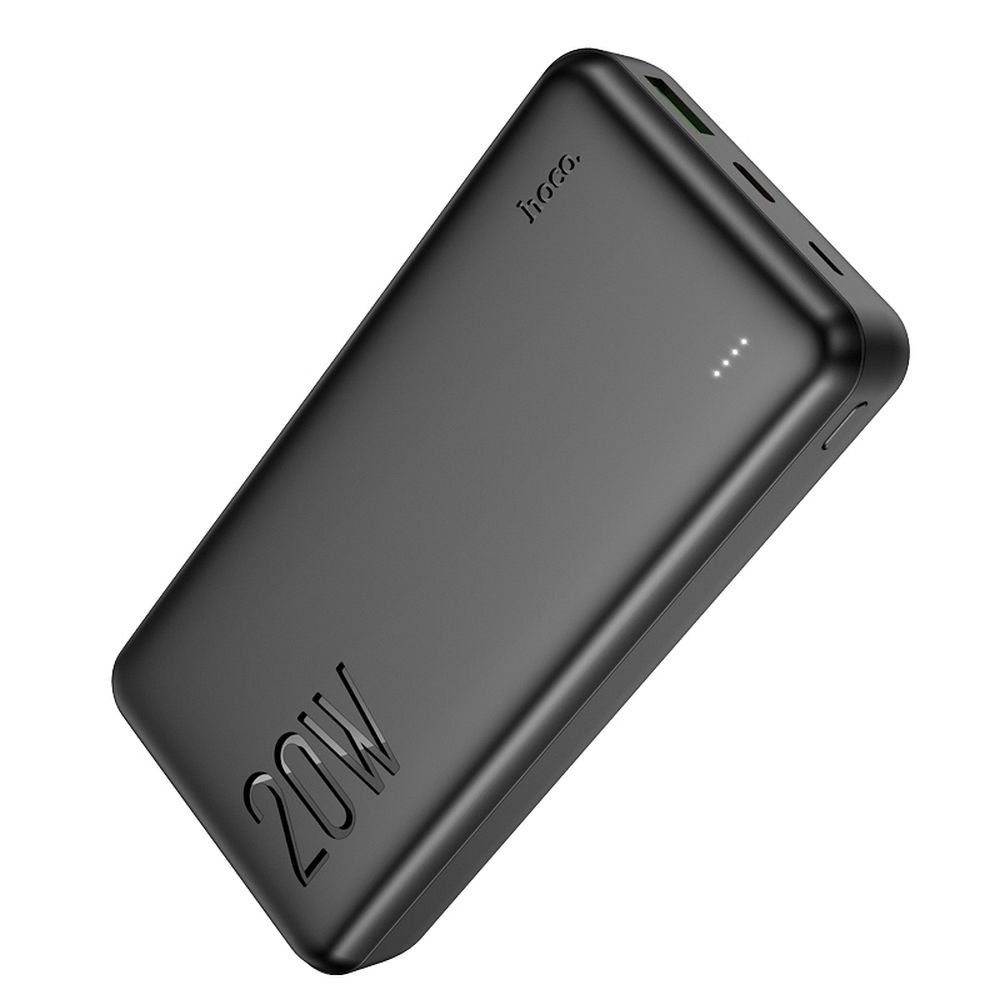 hoco. 20.000mAh Externer Akku Powerbank PD20W + QC3.0 J87A Schwarz Powerbank 20000 mAh