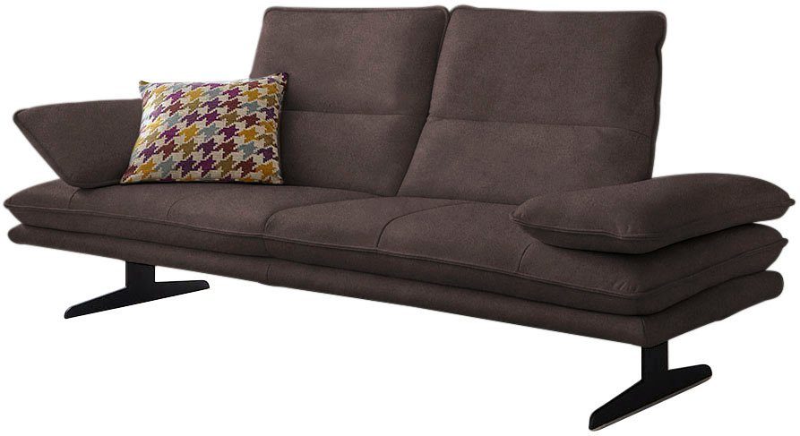 W.SCHILLIG 2-Sitzer broadway, Sitztiefenverstellung, Kopfteil- & Seitenteilverstellung, Breite 216cm | Einzelsofas