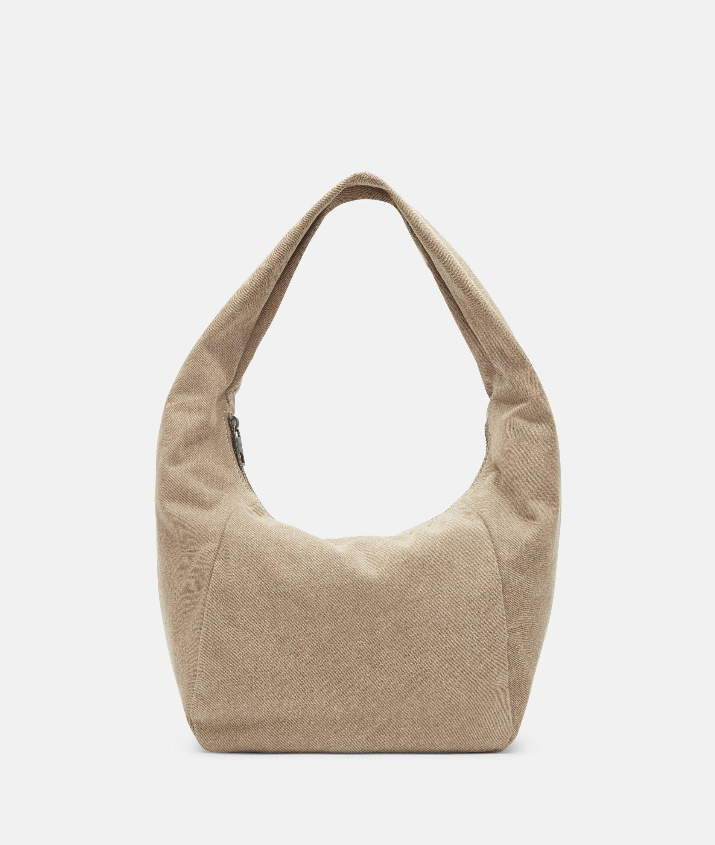 Liebeskind Berlin Schultertasche Hobo, Mittelgroße Hobo-Bag aus Denim