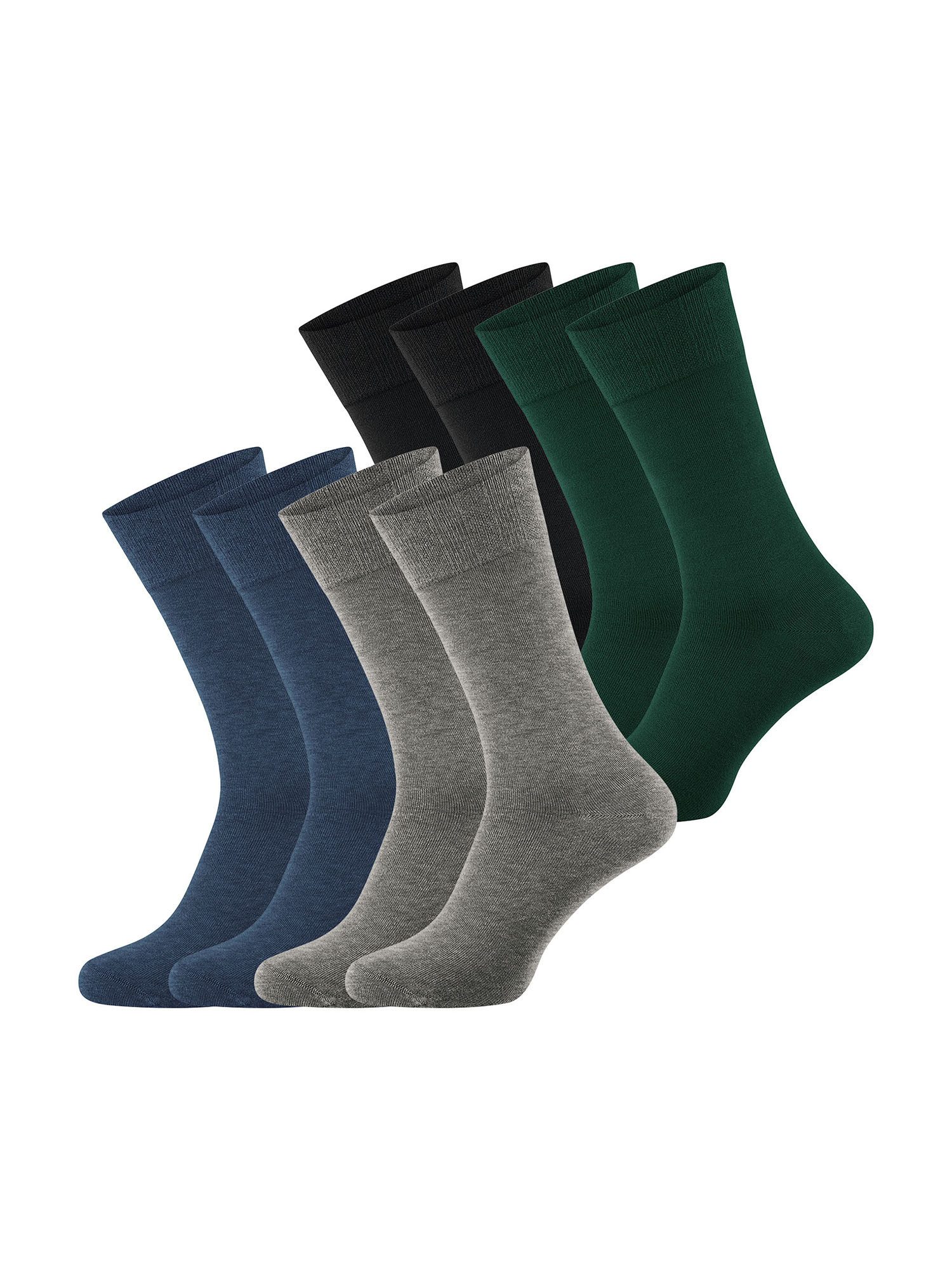 Nur Die Freizeitsocken Bambus Komfortbund (8-Paar) Casual Socken, Alltagssocken, Bequeme Socken