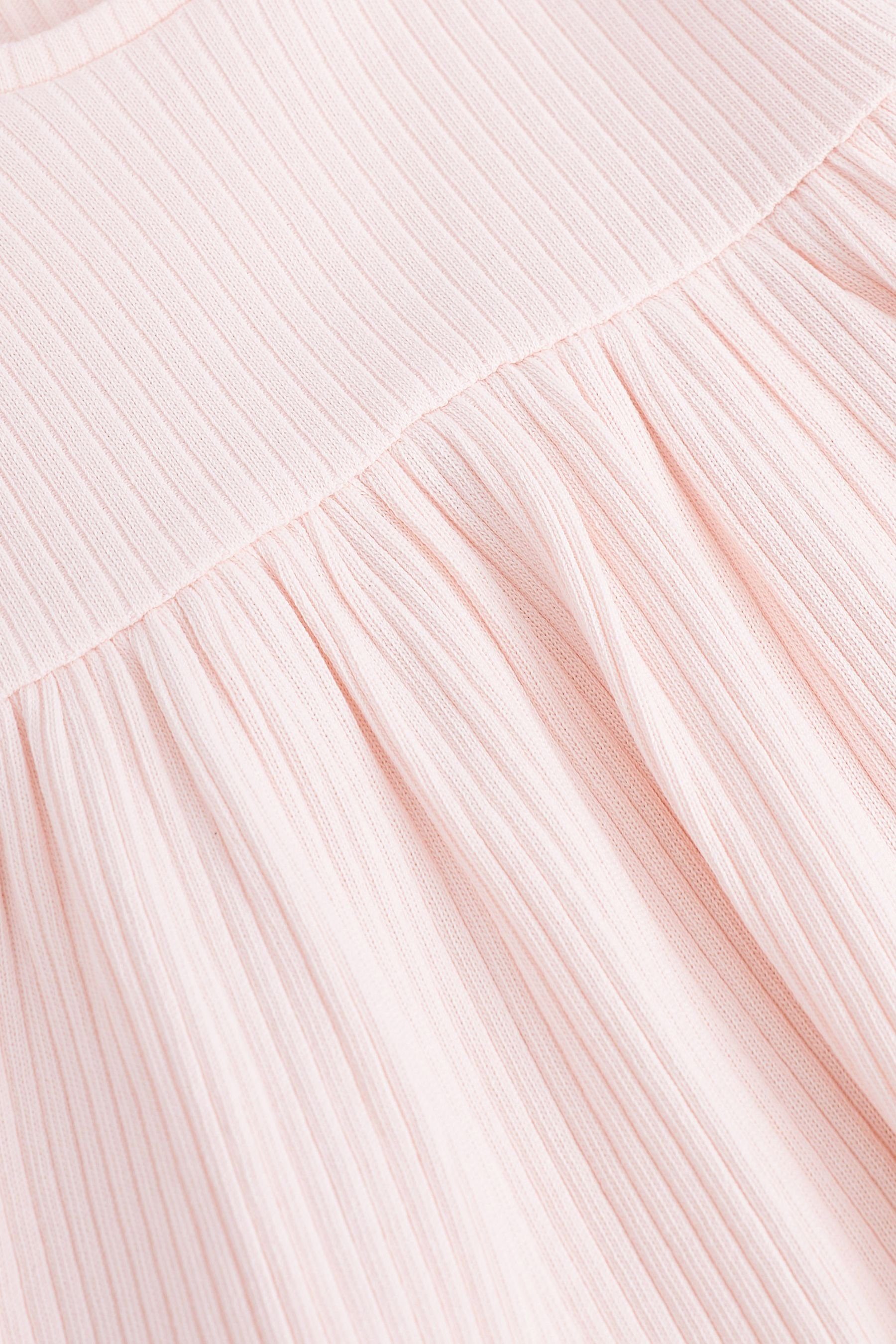 Next T-Shirt & Shorts Kurzarmoberteil im Set und Pale (2-tlg) Shorts Pink