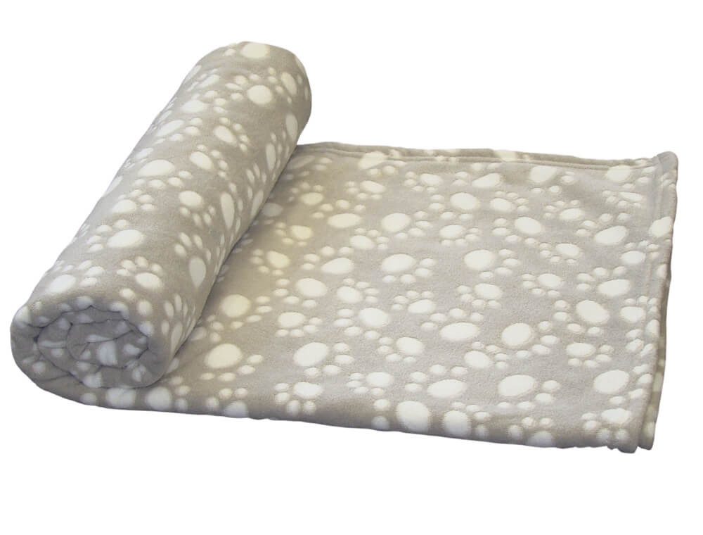 Nobby Tierdecke Fleece Plaid "EMMI" Classic, beige, 75x100cm von Nobby