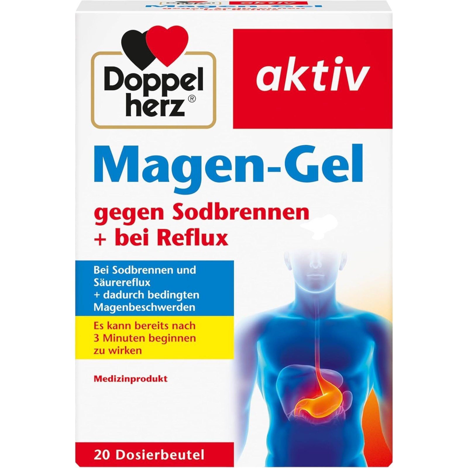 Doppelherz Magen-Gel – Medizinprodukt bei Sodbrennen Kapseln