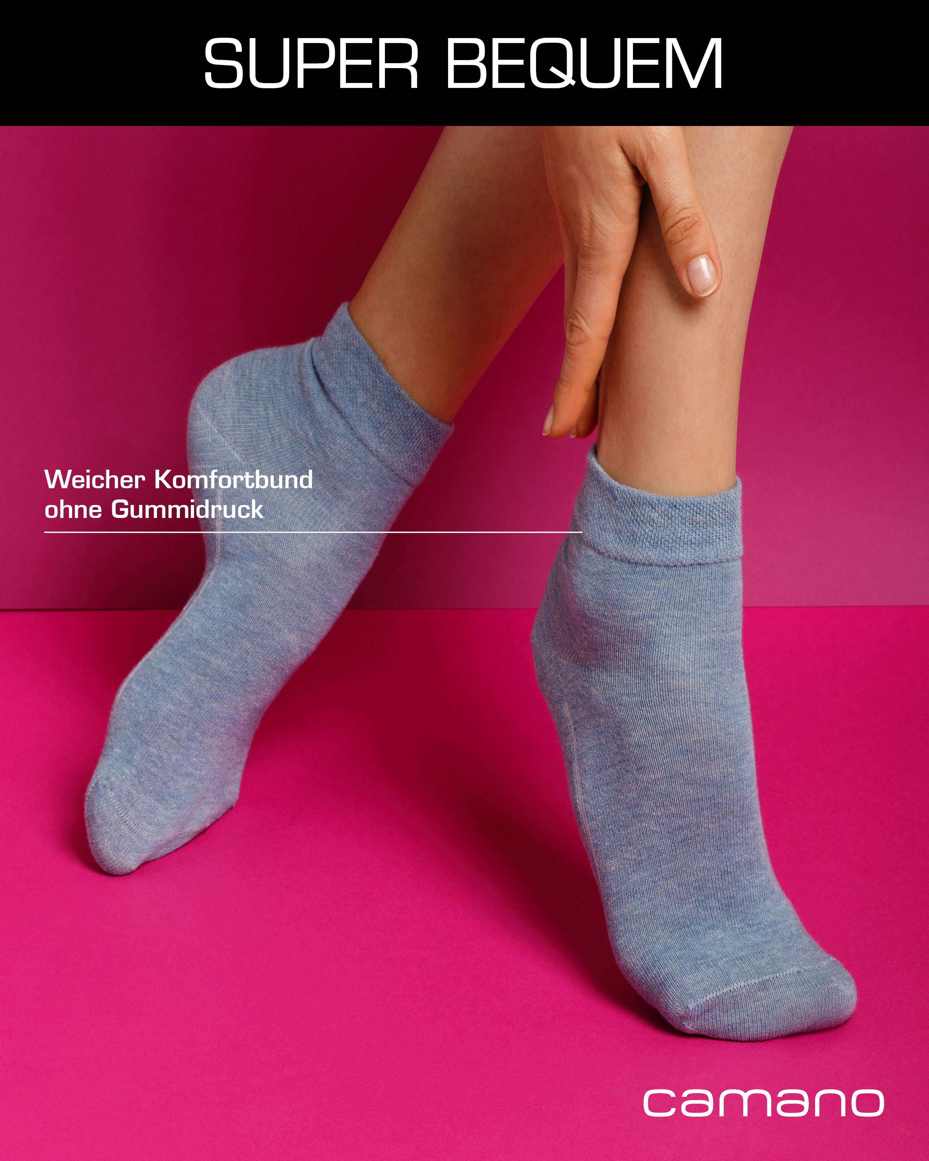 Camano Kurzsocken ca-soft (7 Paar) mit hohem Baumwollanteil