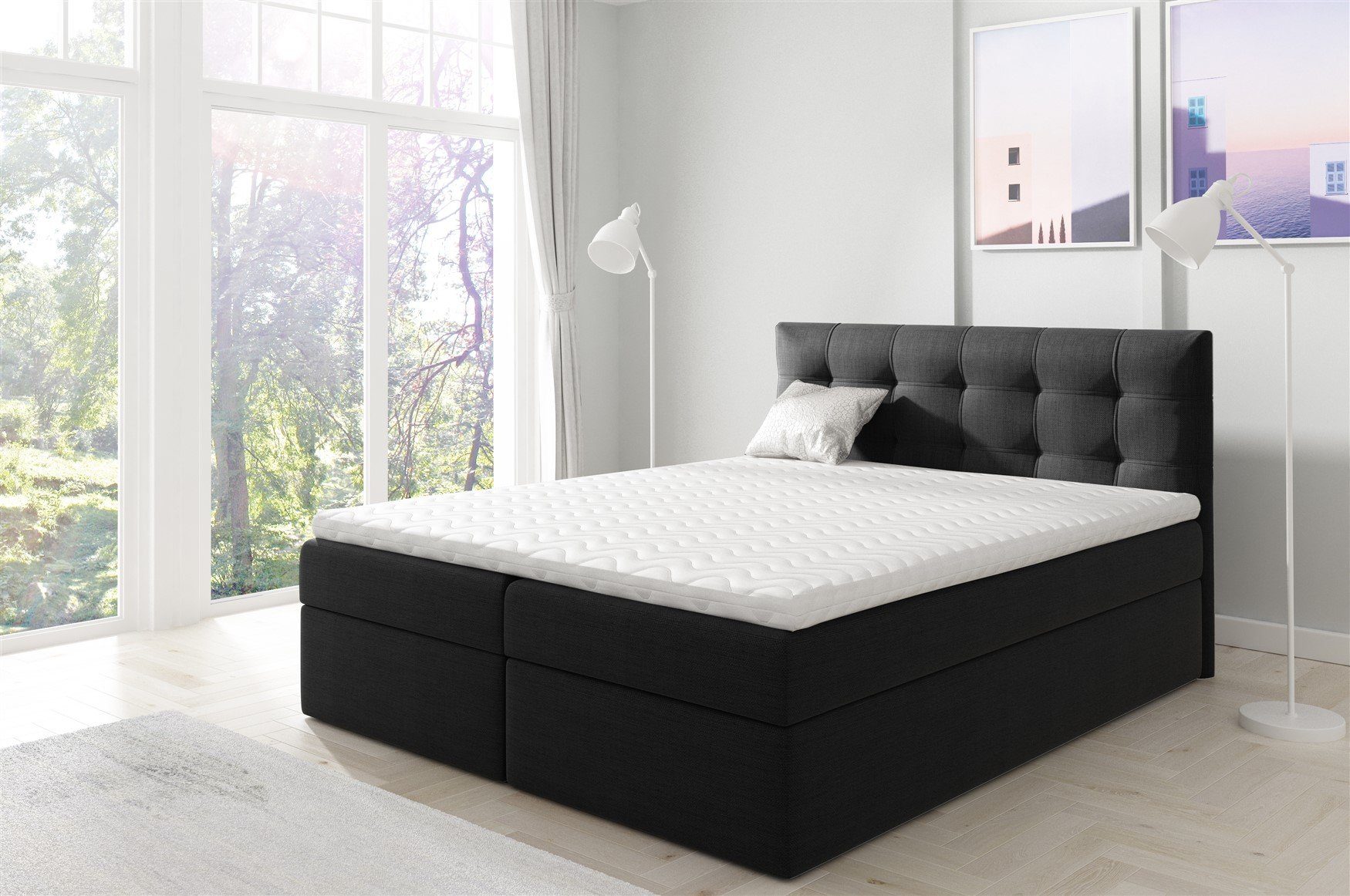 Fun Möbel Boxbett Schlafzimmerbett OVIEDO XL günstig online kaufen