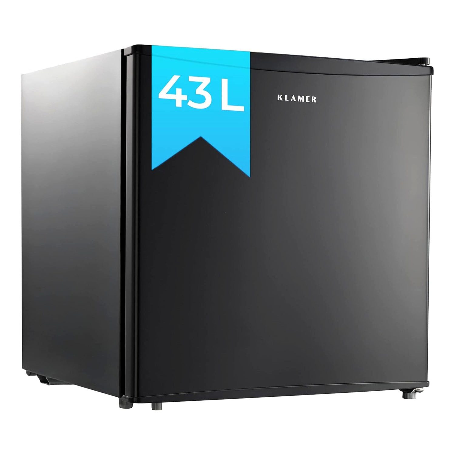 KLAMER Kühlschrank 96174, 48 cm hoch, 45 cm breit, Kompressor-Technologie, Integrierte Gefrierzone