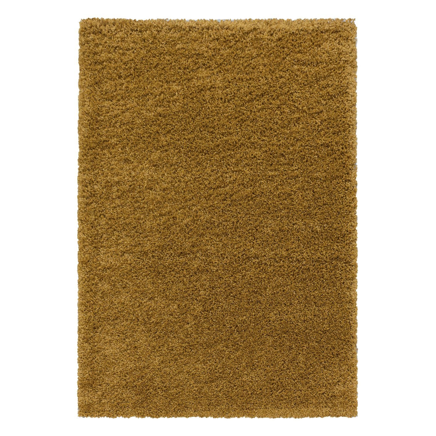 Teppich Boss Teppich Hochflor Teppich Sima Goldfarbe, rechteckig, Höhe: 30 mm