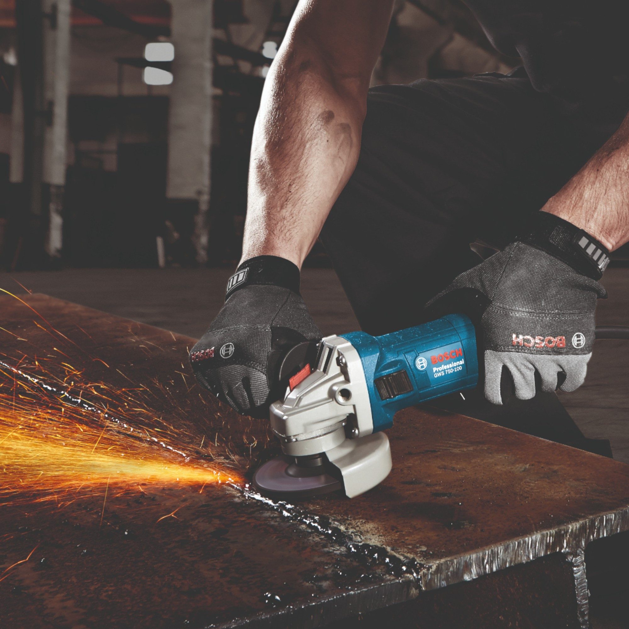 Bosch Professional Winkelschleifer GWS 750 Professional Winkelschleifer 750 Watt 125 mm (060139400B)