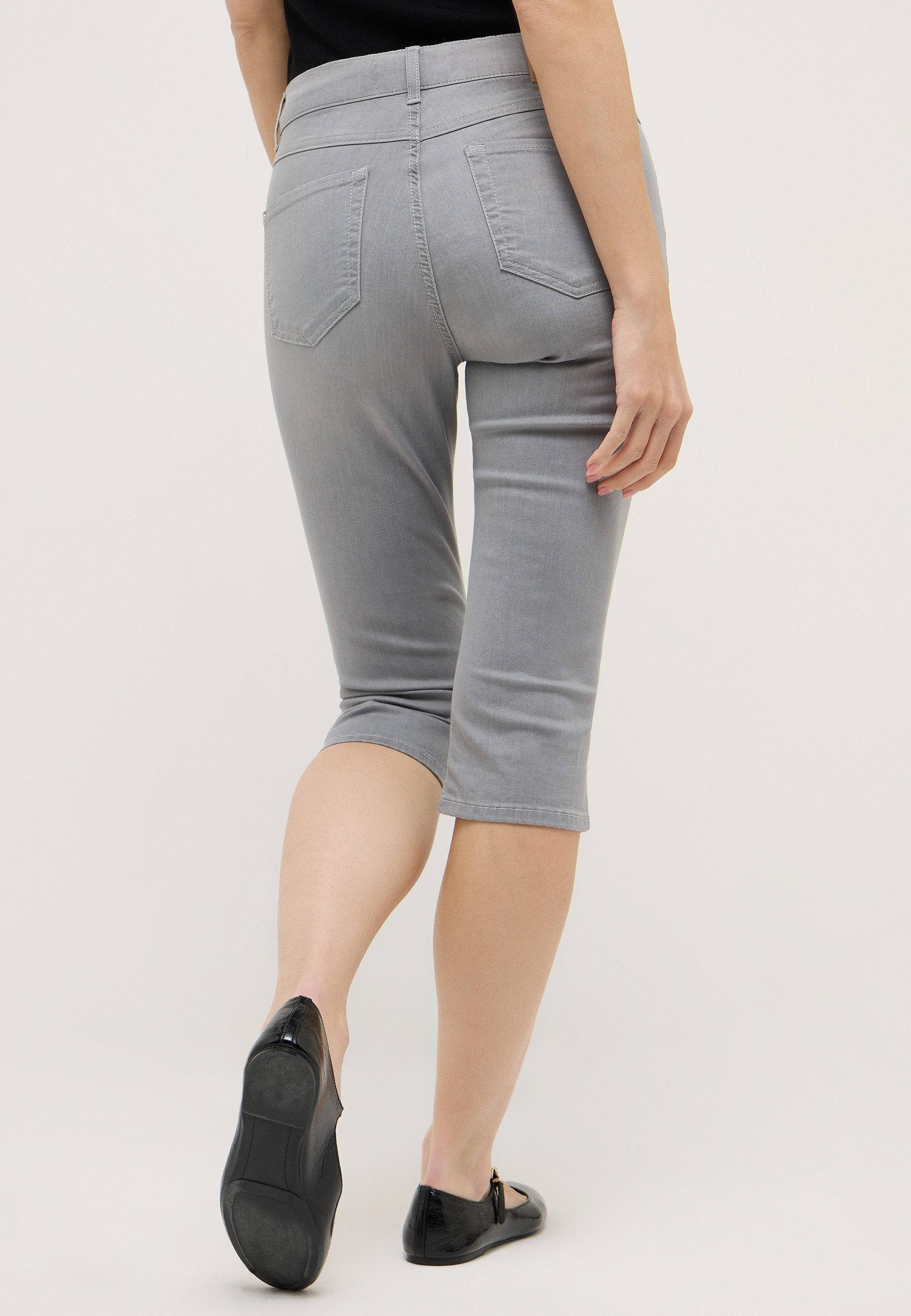 ANGELS 5-Pocket-Jeans ANACAPRI in Capri-Länge, Slim Fit mit Stretch