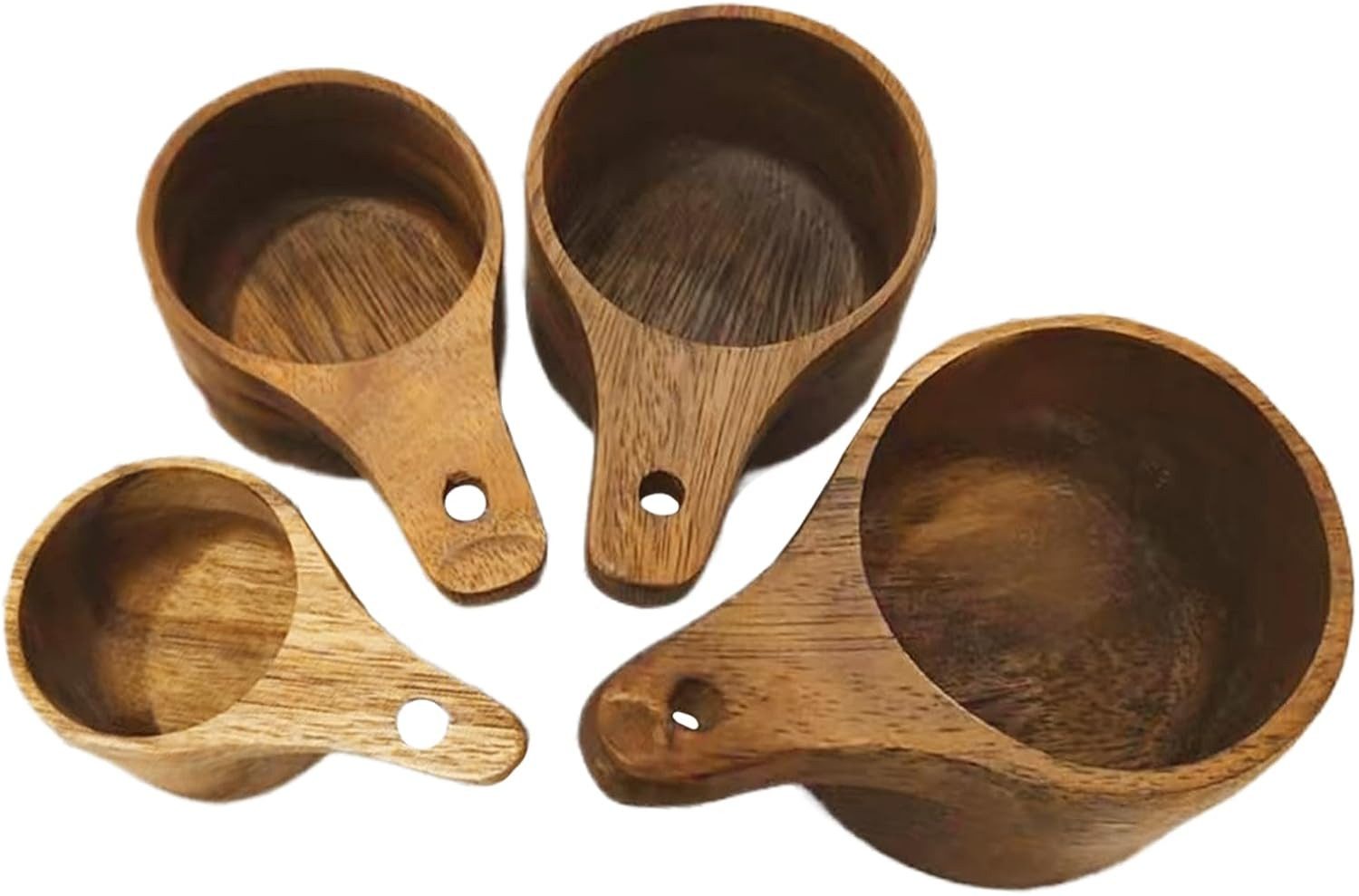FELIXLEO Kochbesteck-Set Messlöffel-Set aus Holz für Kaffee und Backen im Landhausstil (1-tlg)