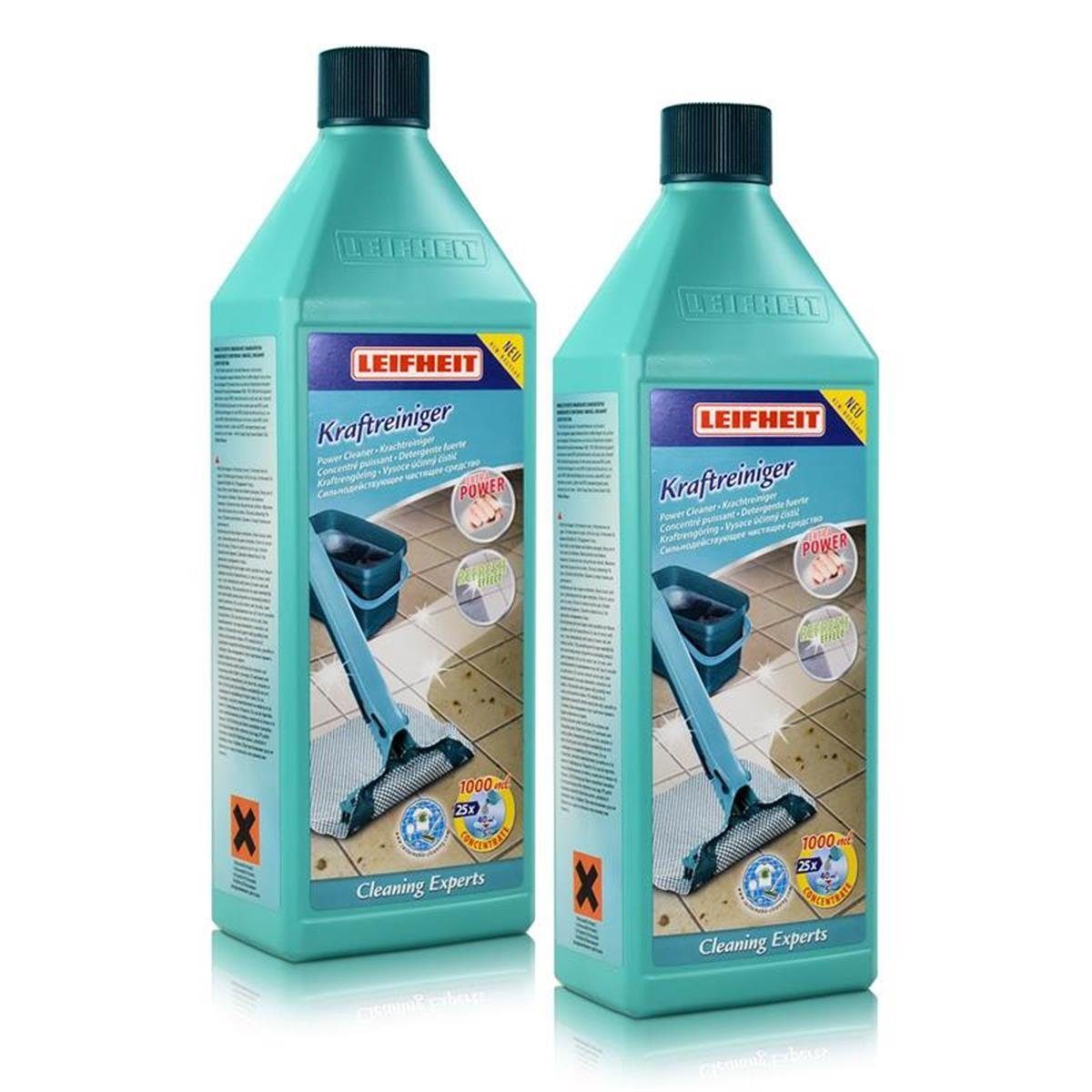 Leifheit 2x Leifheit Kraftreiniger Cleaning Experts 1 L Fussbodenreiniger