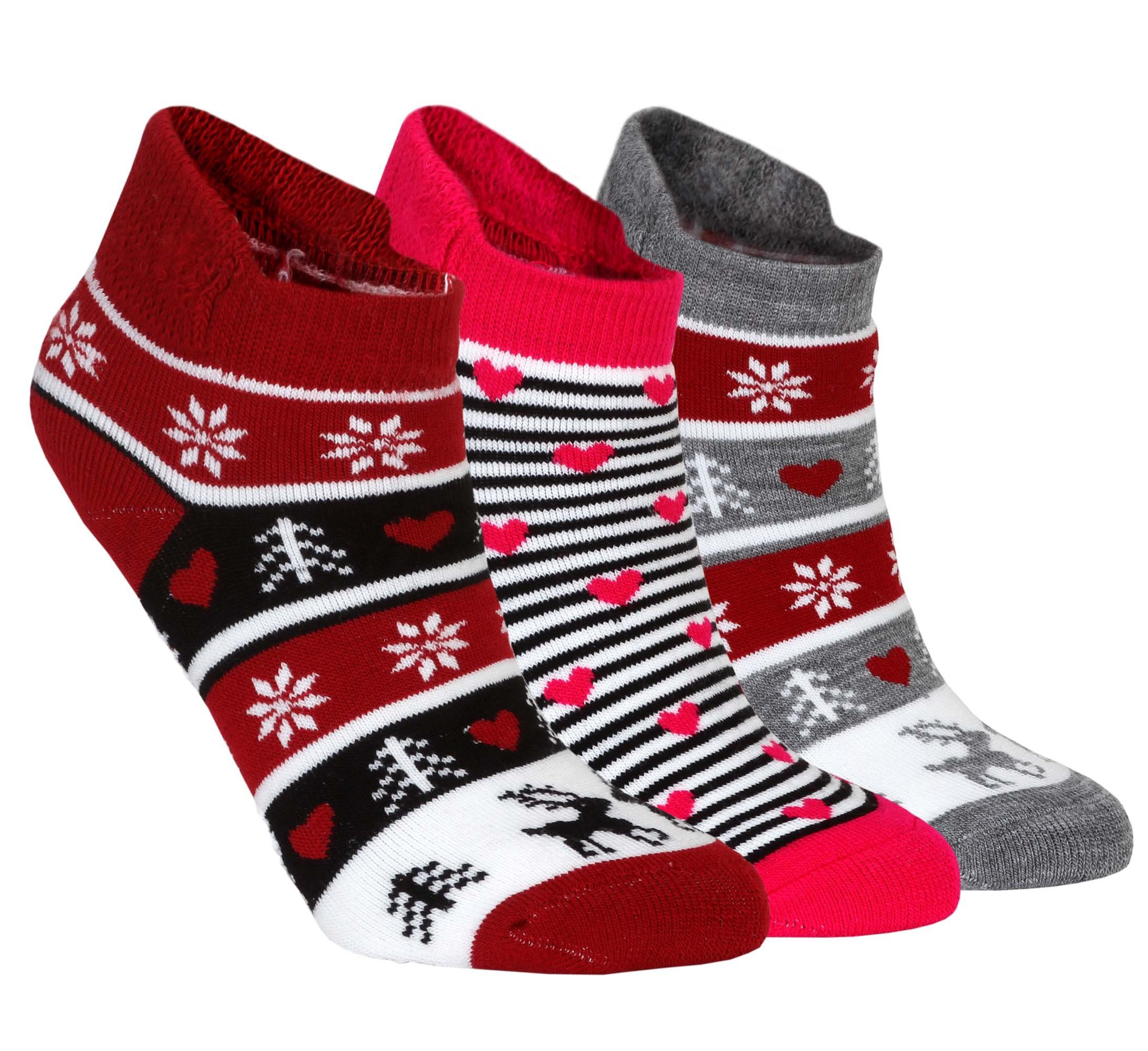 Haussocken Rutschfest Thermosocken