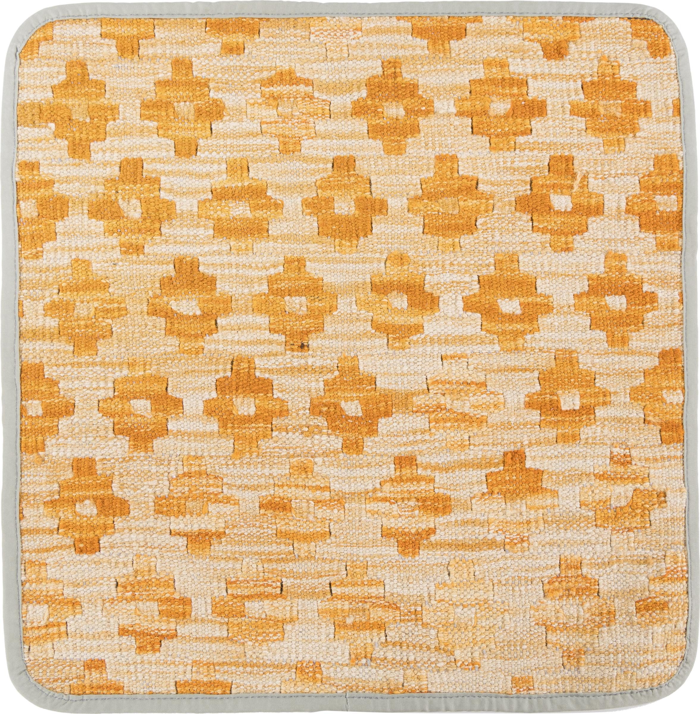 Nain Trading Orientteppich Kelim Afghan Kissenbezug 45x45 Handgewebter Orientteppich Quadratisch, quadratisch, Höhe: 5 mm