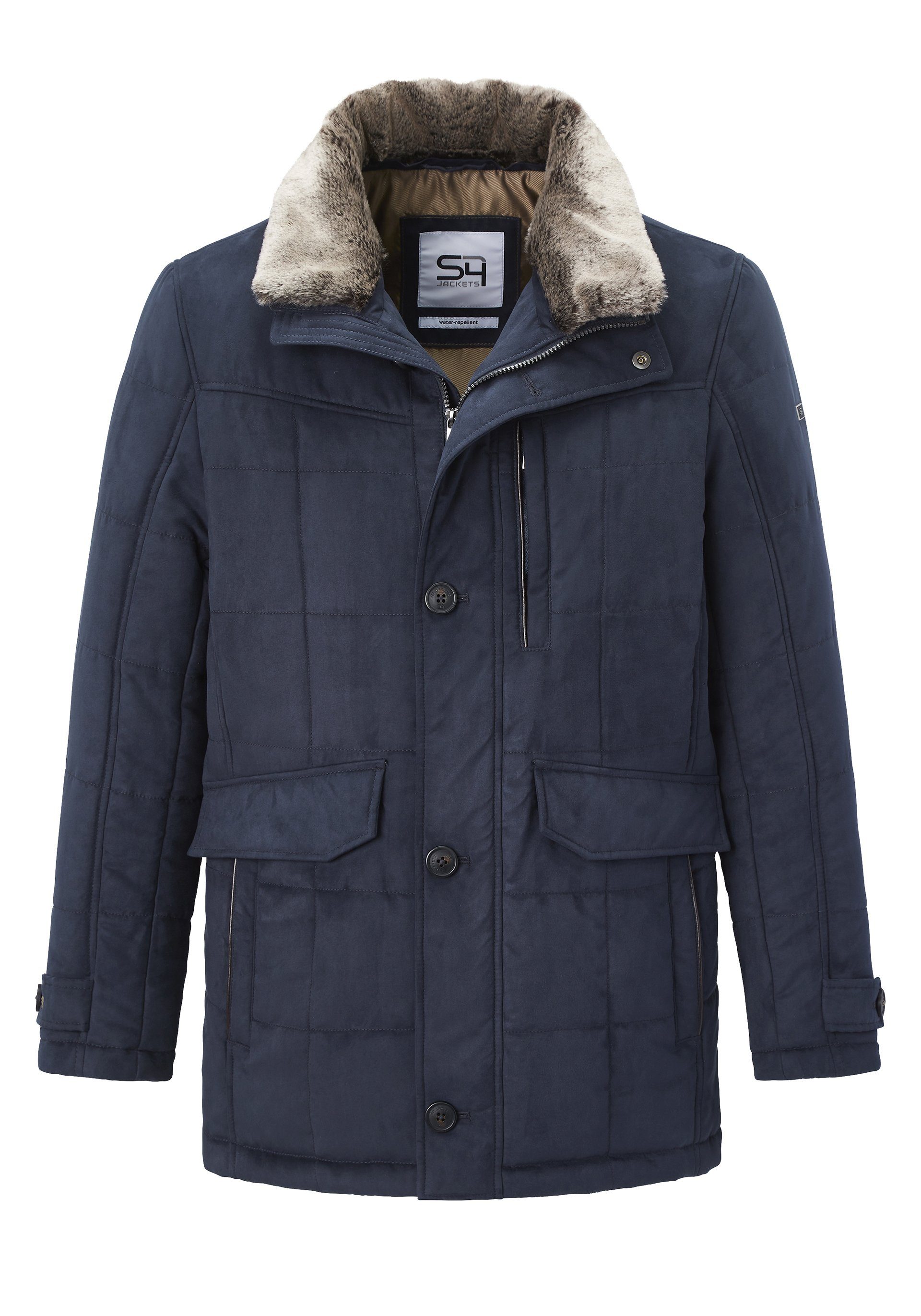 S4 Polaris Classic Fit Winterjacke Jackets Parka blue dk.