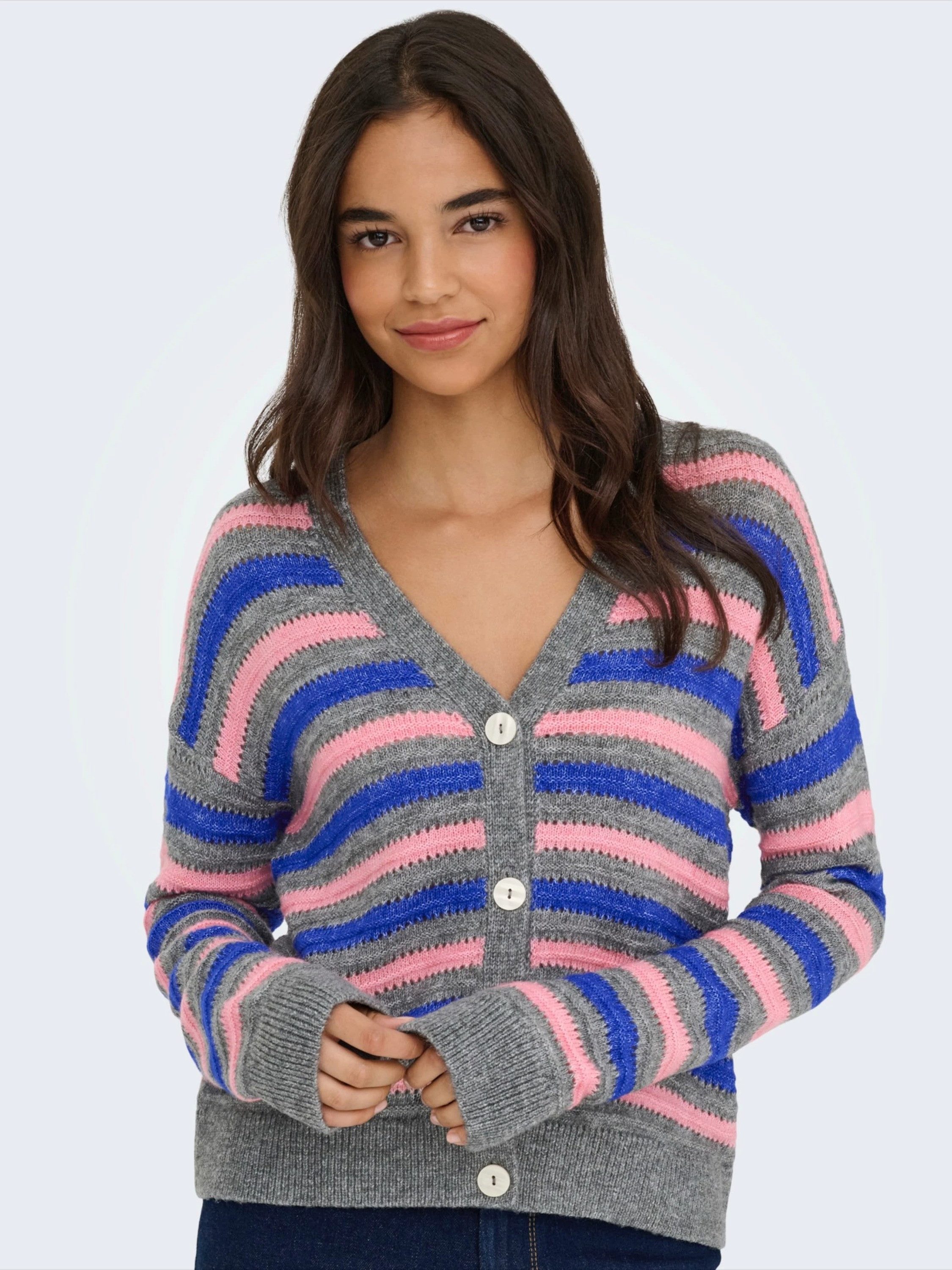 ONLY Strickjacke ONLPoppy (1-tlg) Lochmuster