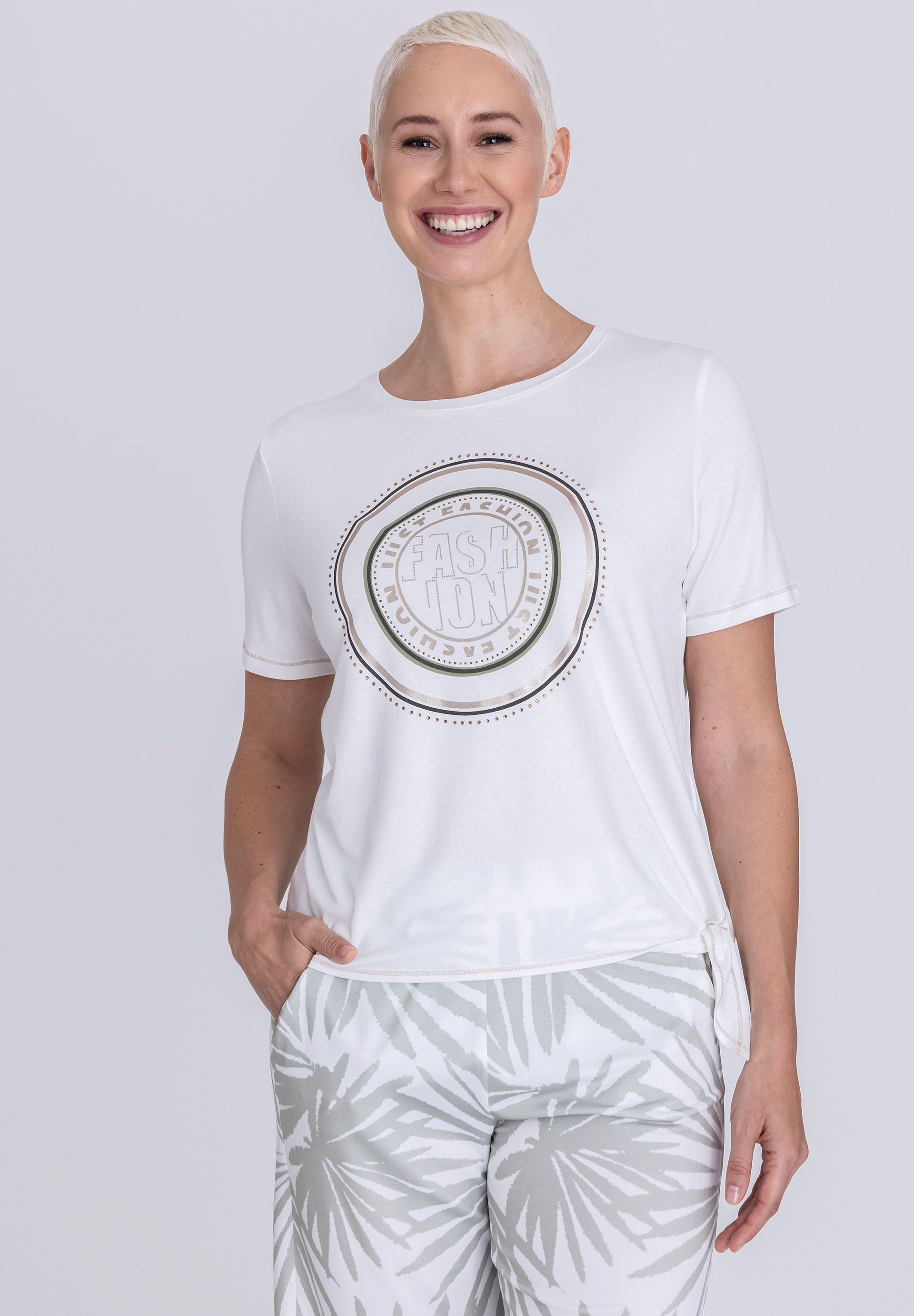 TUZZI T-Shirt mit Bindeband