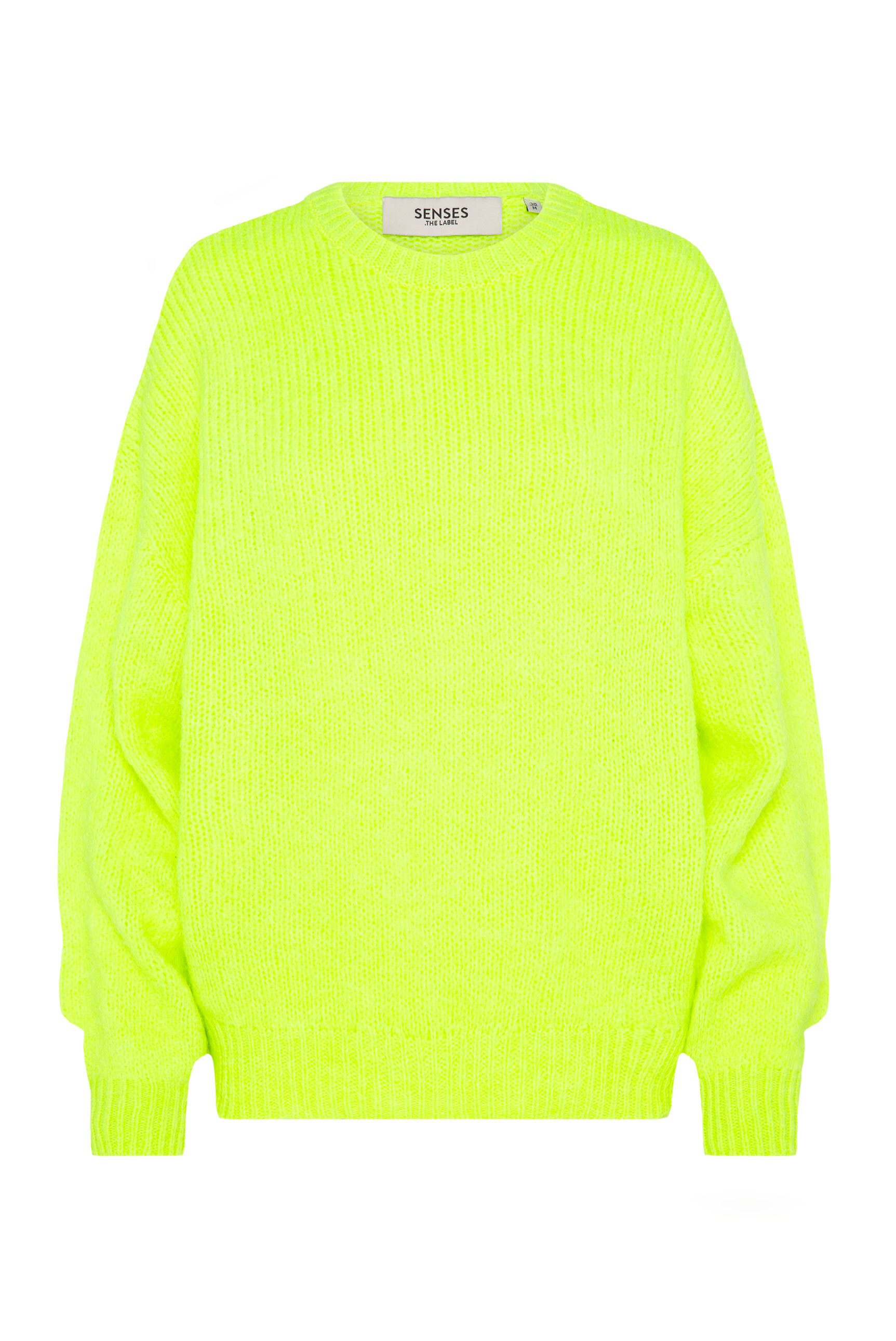 SENSES.THE LABEL Rundhalspullover mit überschnittenen Schultern