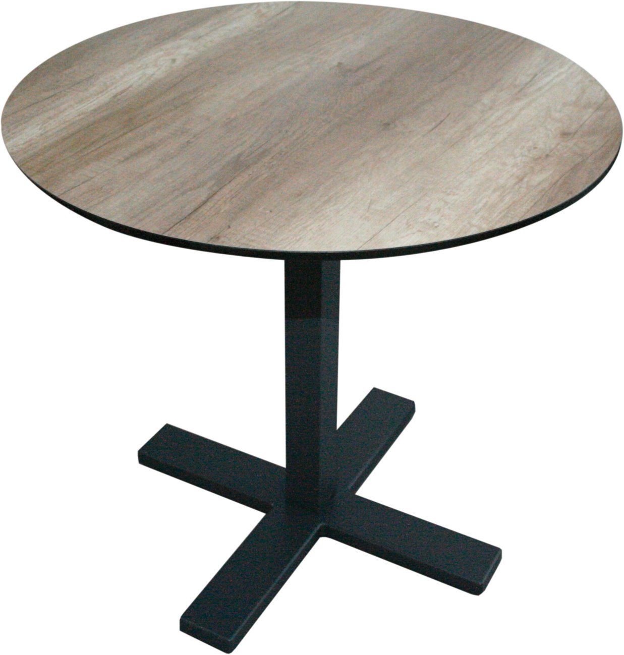 Tisch dynamic24 (4-Kant Beine Gastro anthrazit 4 Gartentisch, eckig) Bistro Tischgestell EASY