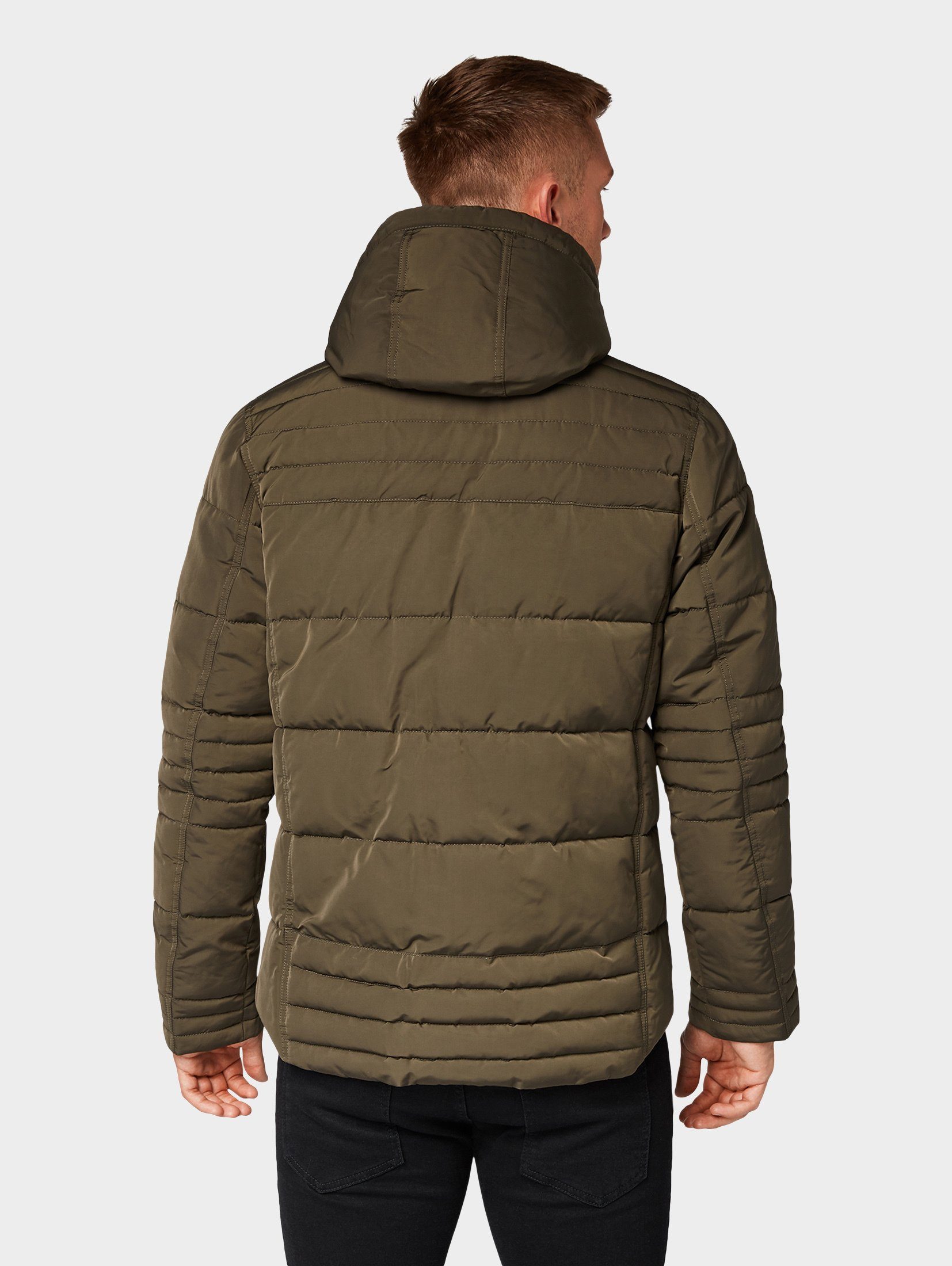 TOM TAILOR Winterjacke »Wattierte Jacke mit abnehmbarer Kapuze« online  kaufen | OTTO