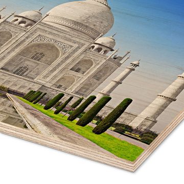 Posterlounge Holzbild Editors Choice, Taj Mahal, Agra, Indien, Fotografie