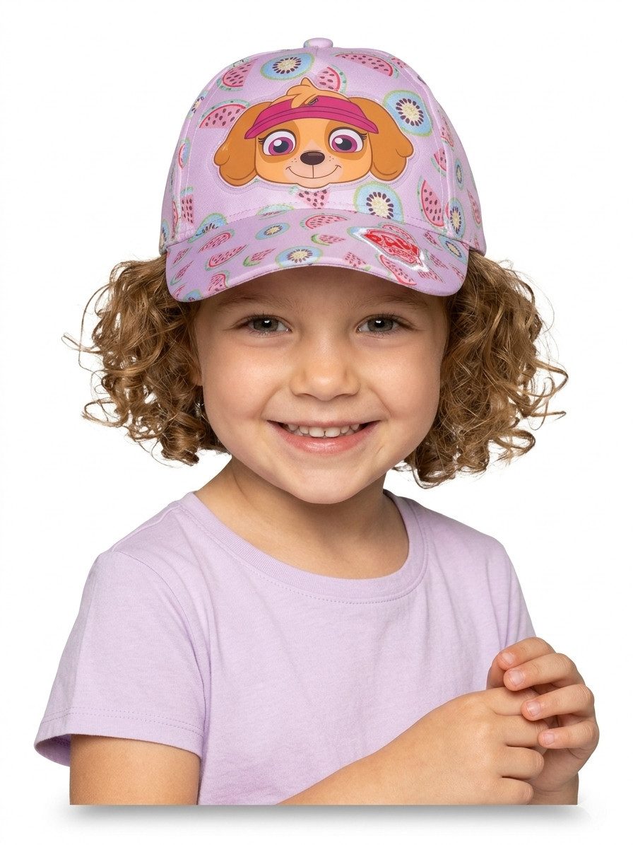 PAW PATROL Baseball Cap PAW PATROL Mädchen Sommer Cappy Schirmmütze Rosa Mädchen Schirmmütze