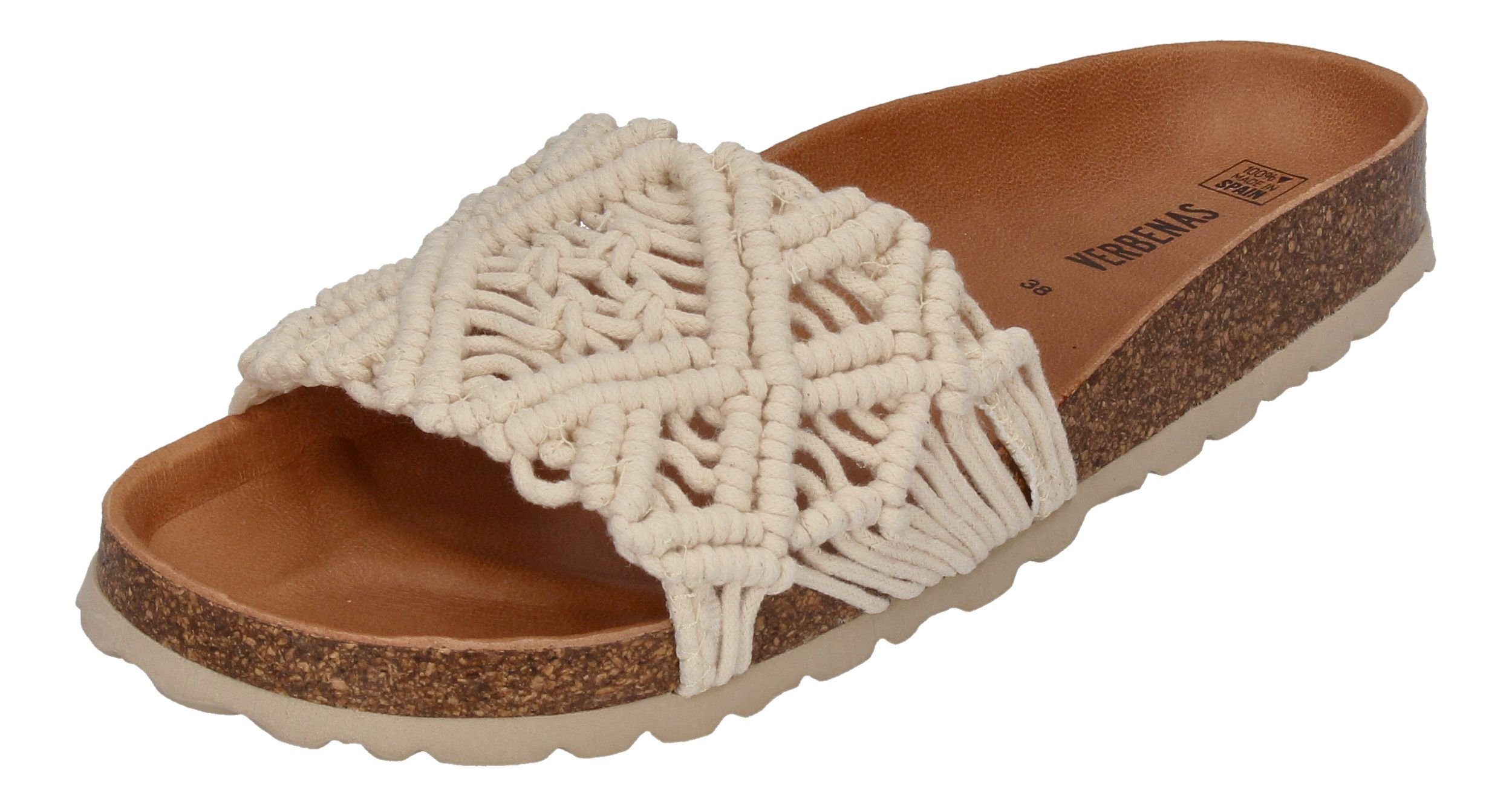 VERBENAS Raga KNOTS Pantolette Crudo günstig online kaufen