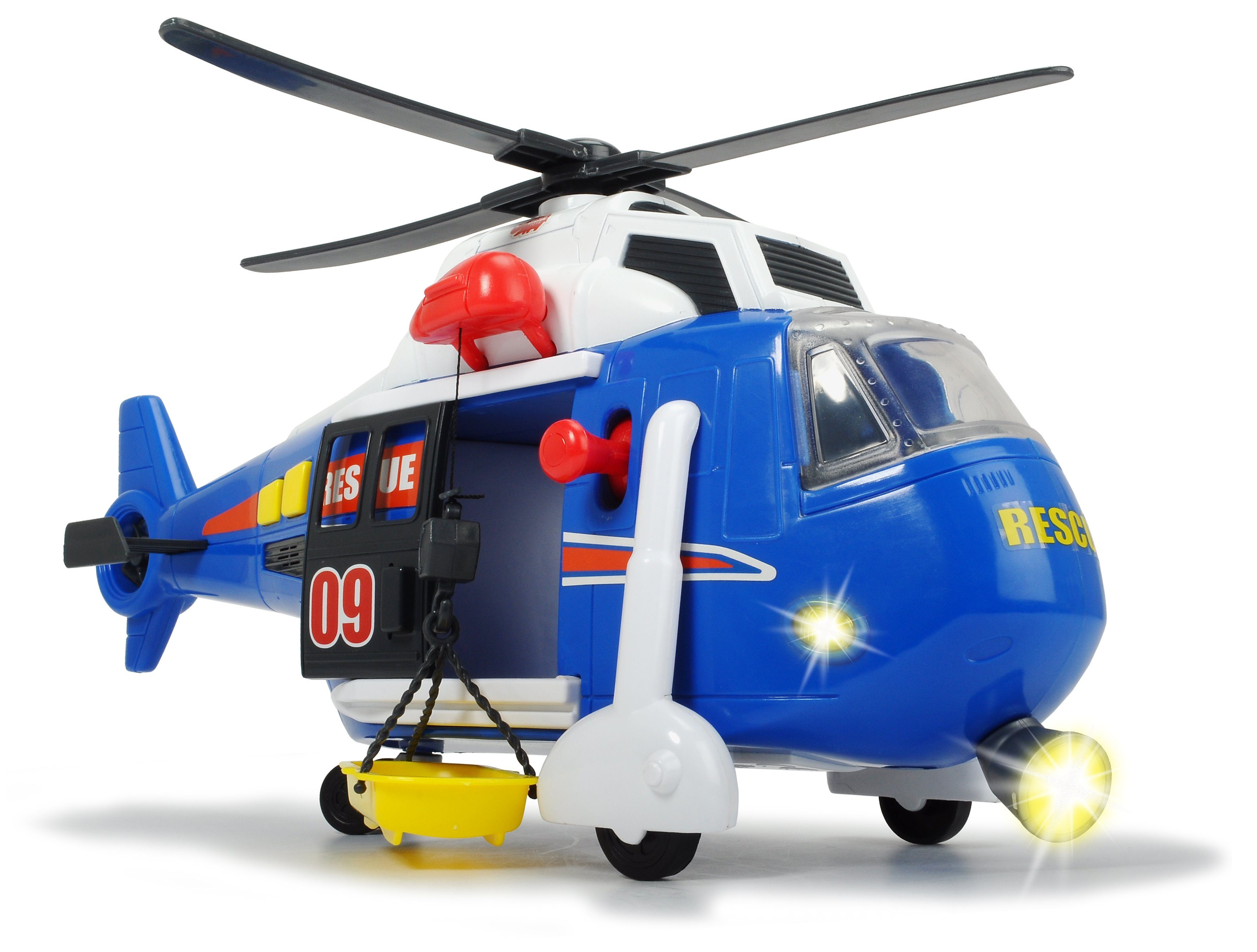 SIMBA Spielzeug-Hubschrauber Dickie Helicopter Rettungshubschrauber  Hubschrauber mit Seilwinde, .... ab 3 Jahren