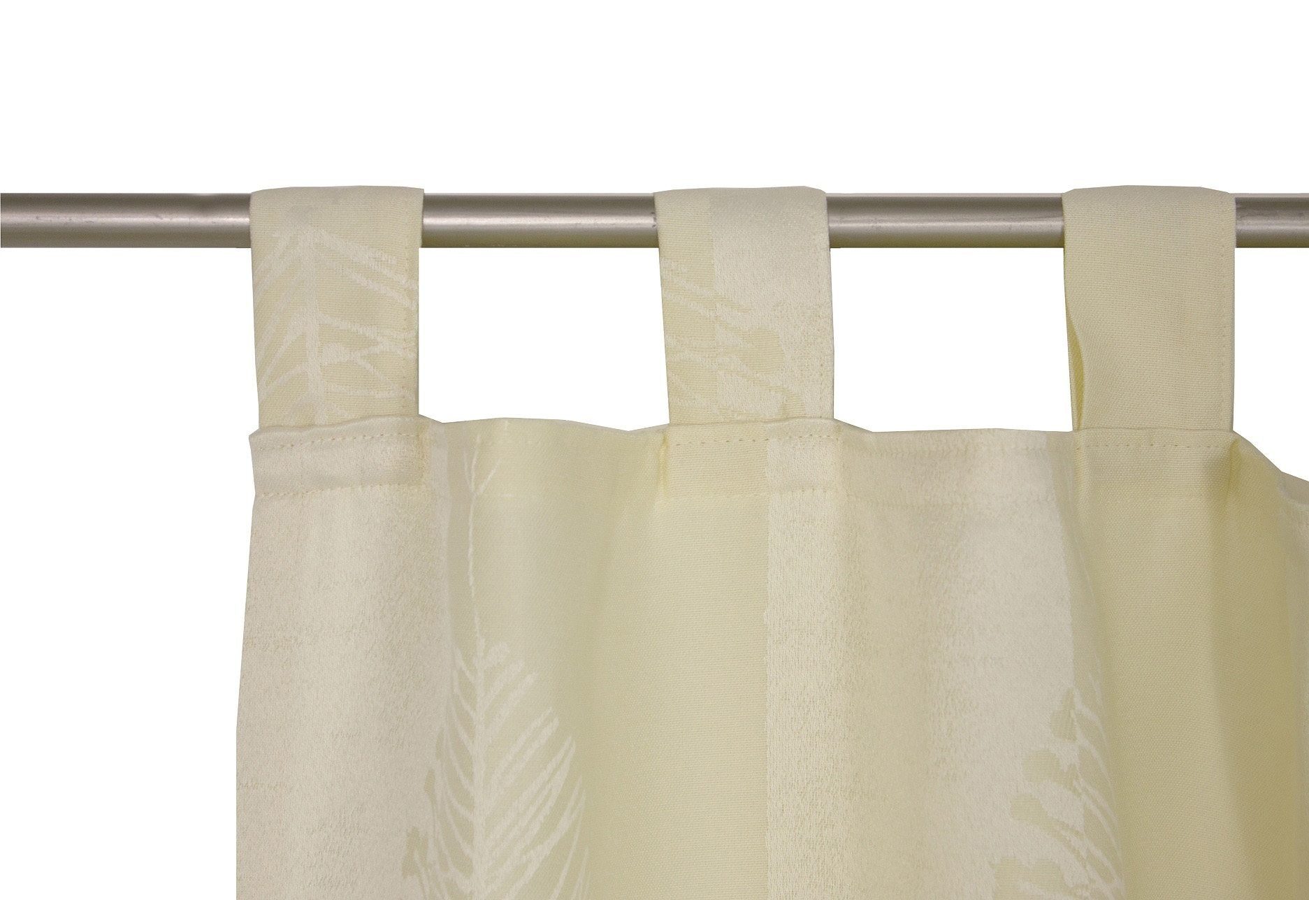 Wirth Vorhang ILSENBURG (1 St), Schlaufen, blickdicht, Jacquard