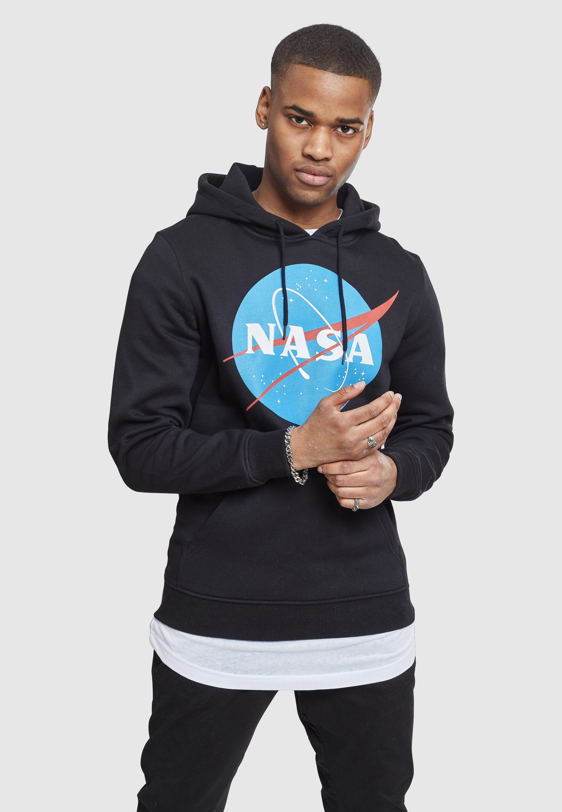 MisterTee Kapuzenpullover MisterTee Herren NASA Hoody (1-tlg)