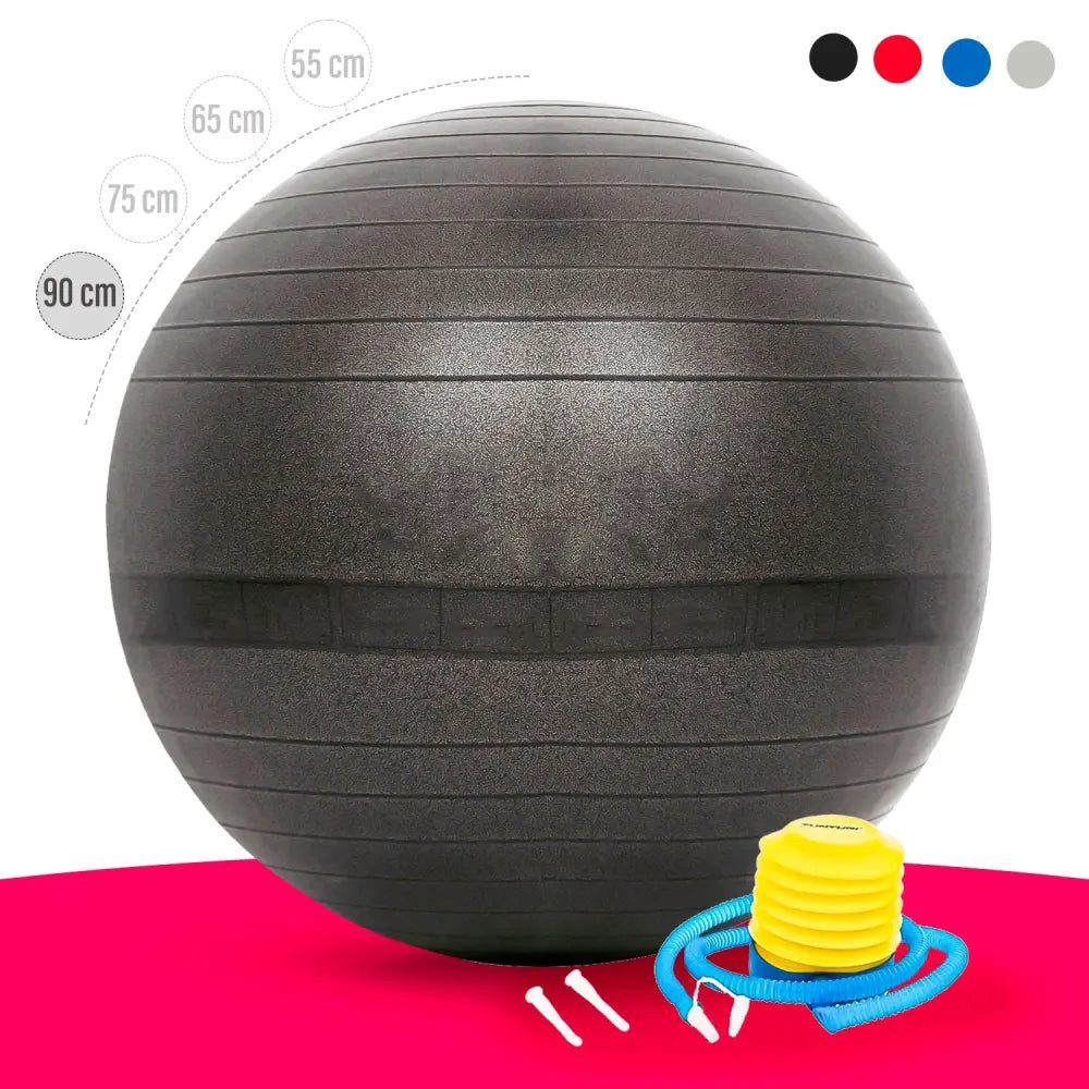 Sport-Knight® Gymnastikball Gymnastik-Ball, besonders strapazierfähig & belastbar, inklusive Pumpe