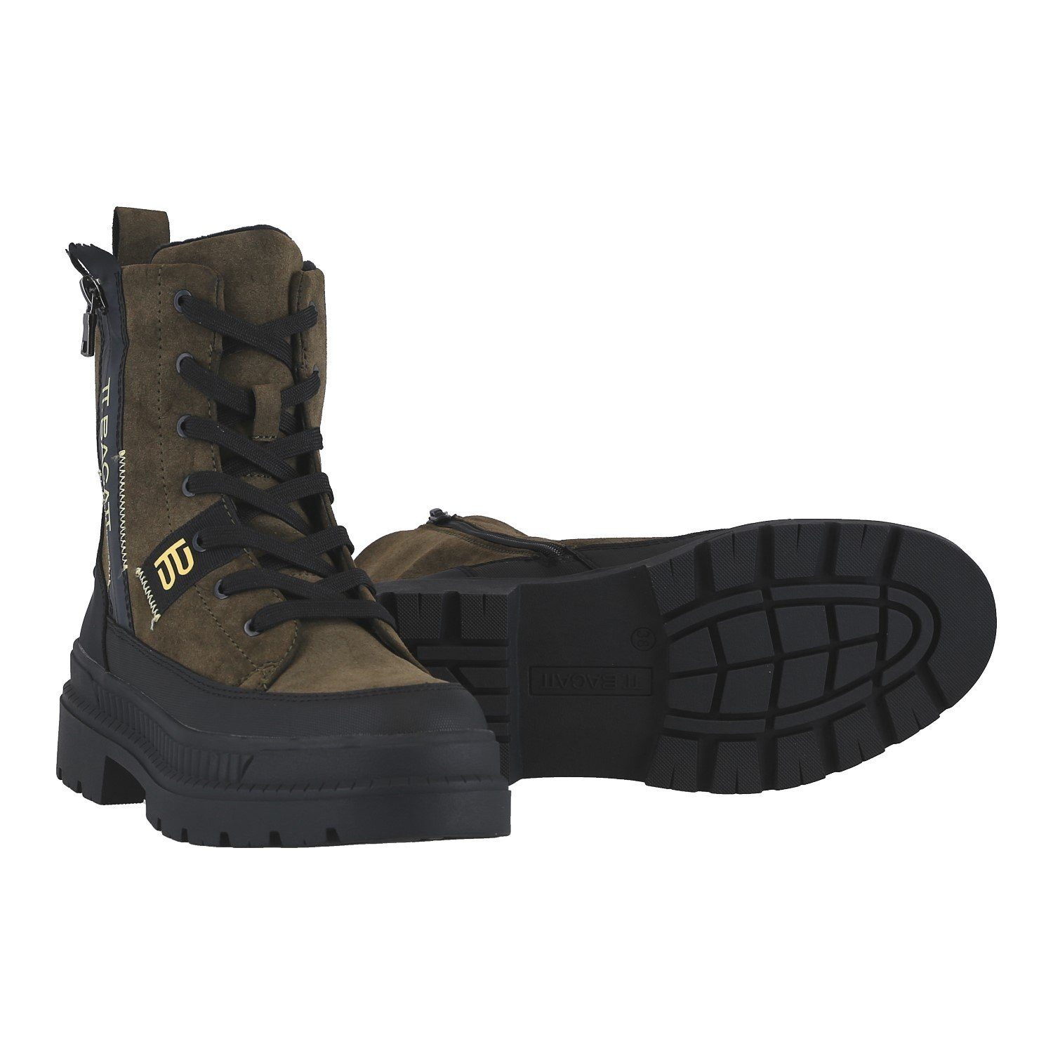 BAGATT D31-AOA31-6955 (mit seitlichen Reissverschluss) dunkelgrün/schwarz W günstig online kaufen