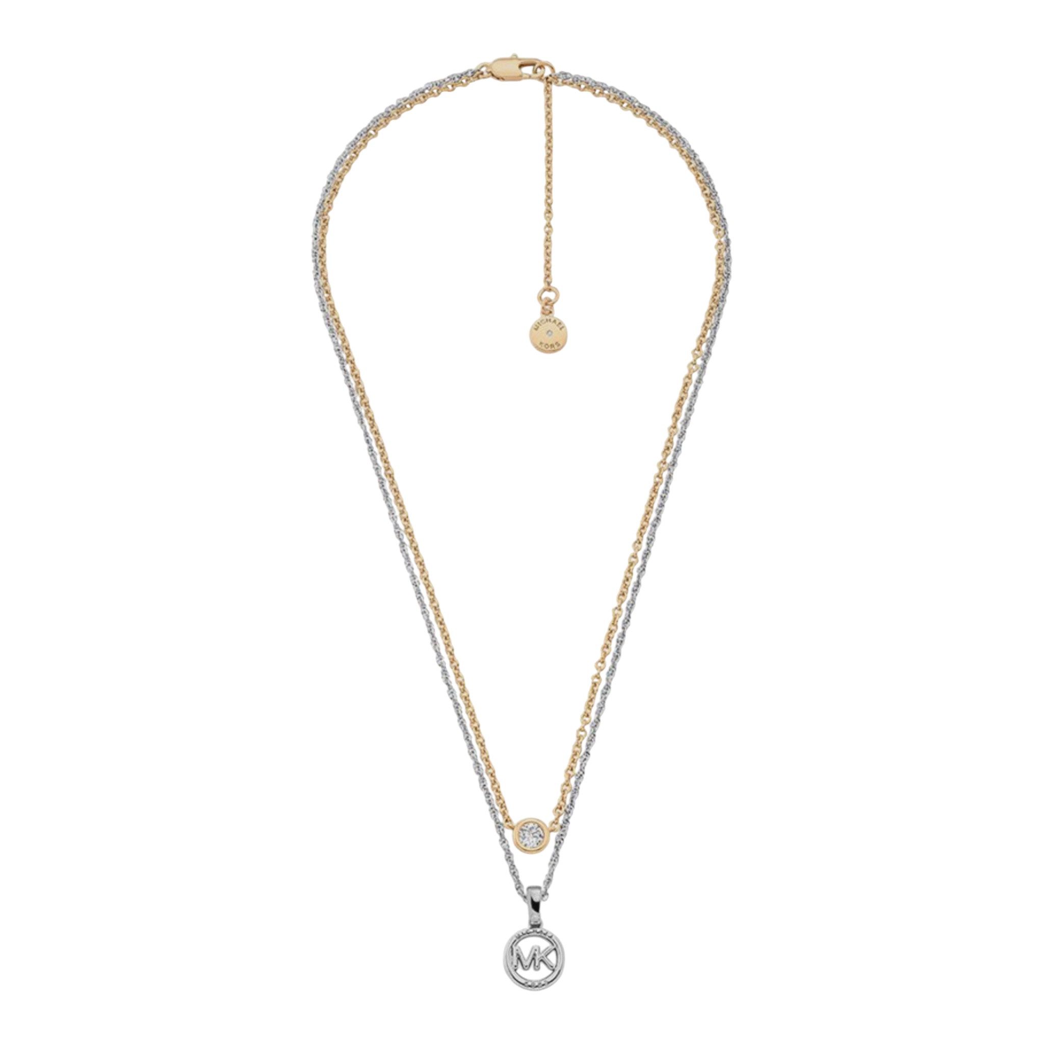 MICHAEL KORS Charm-Ketten-Set Schmuckset – Halskette & Ohrringe Two Colour