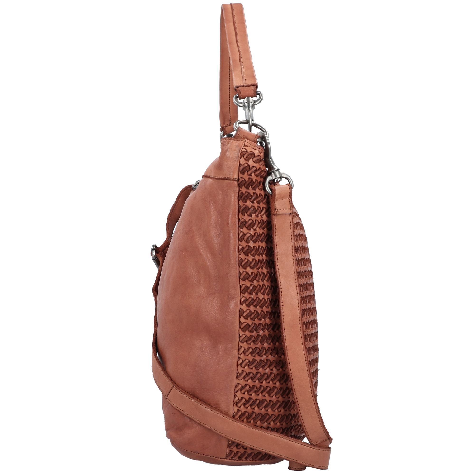 HARBOUR 2nd Schultertasche Soft Weaving, Leder