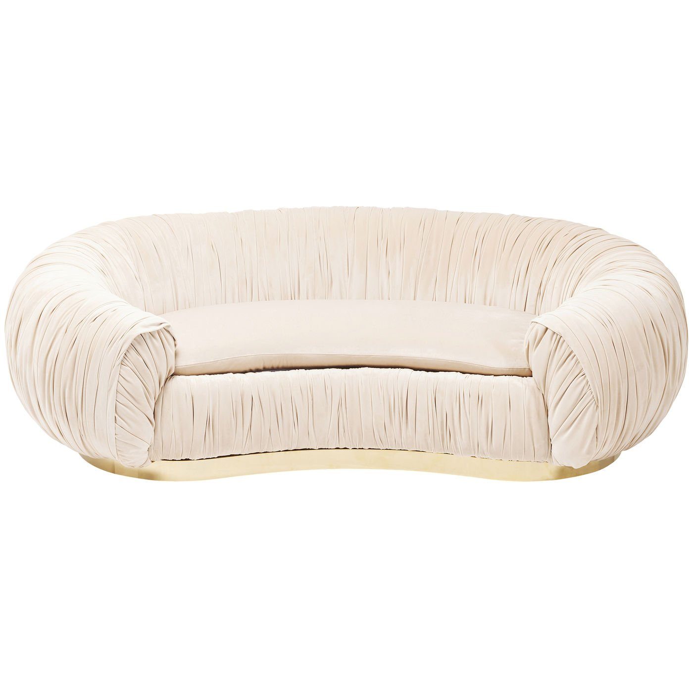 KARE Sofa »PERUGIA«, Elegantes Samtsofa im Stil der 20er ...