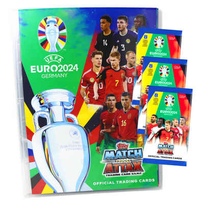 Topps Sammelkarte Topps UEFA EURO 2024 Germany Match Attax Karten - EM Sammelkarten - 1, Booster