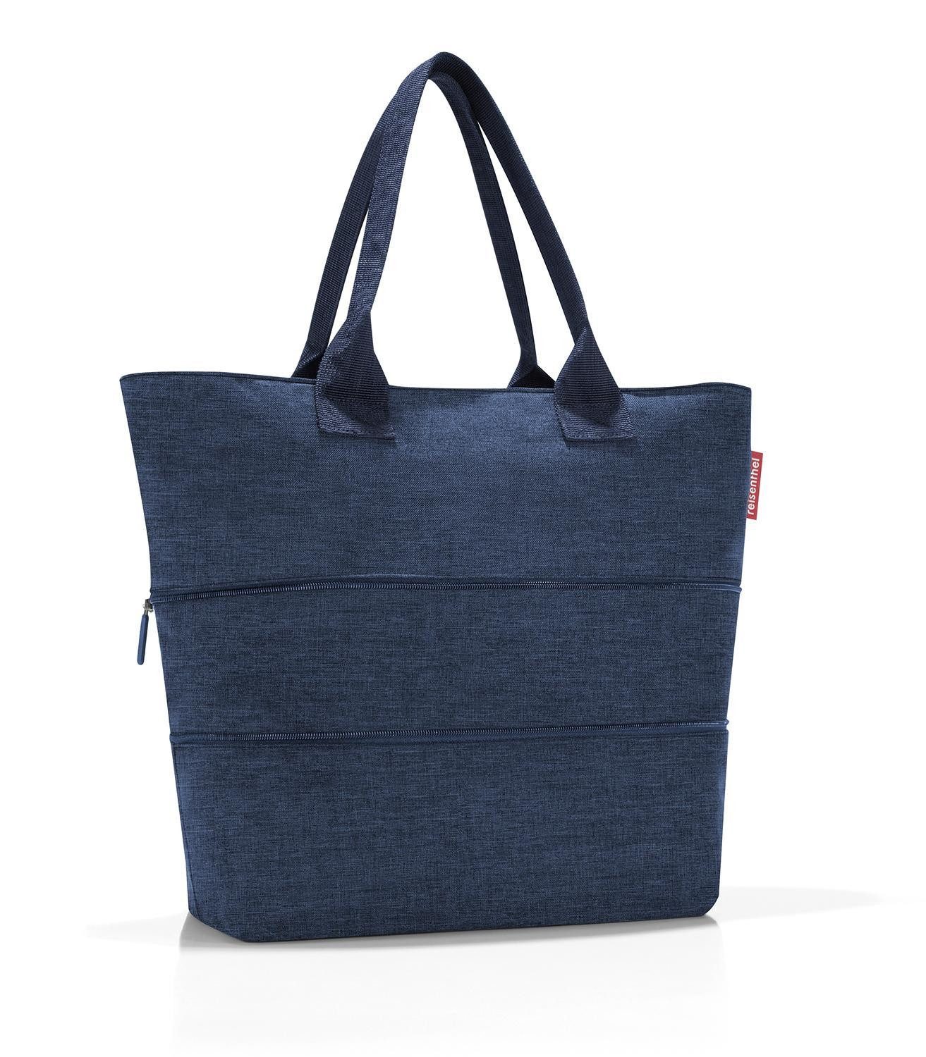 REISENTHEL® Tragetasche SHOPPER E1, 12 - 18 Liter, Blau, Polyester, mit Reißverschluss, wasserabweisend