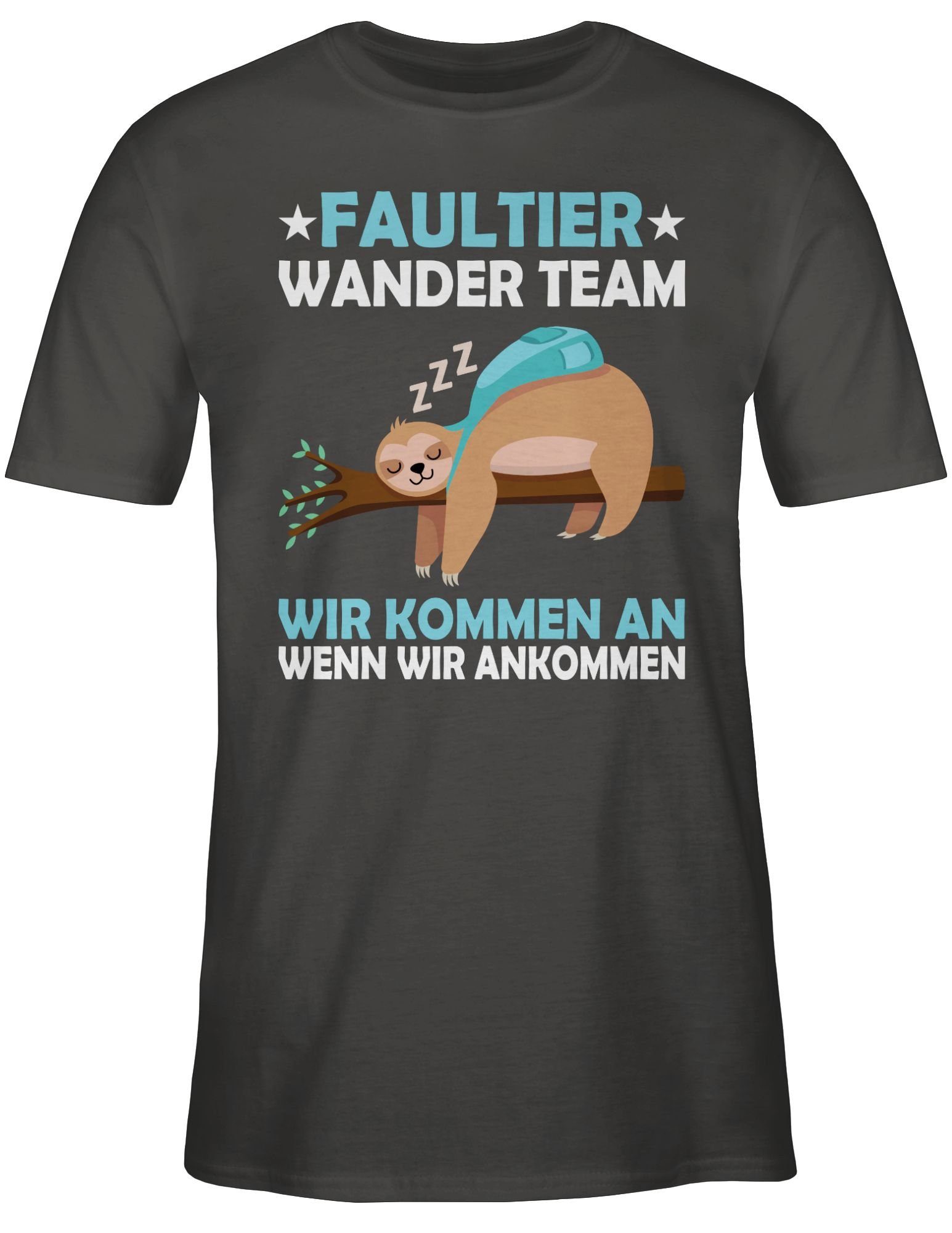 Shirtracer T-Shirt Faultier Wander Team Hiking günstig online kaufen