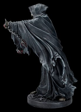 Figuren Shop GmbH Dekofigur Sensenmann Figur - Reaper Game Over - Spiral - Gothic Dekoration Dekof