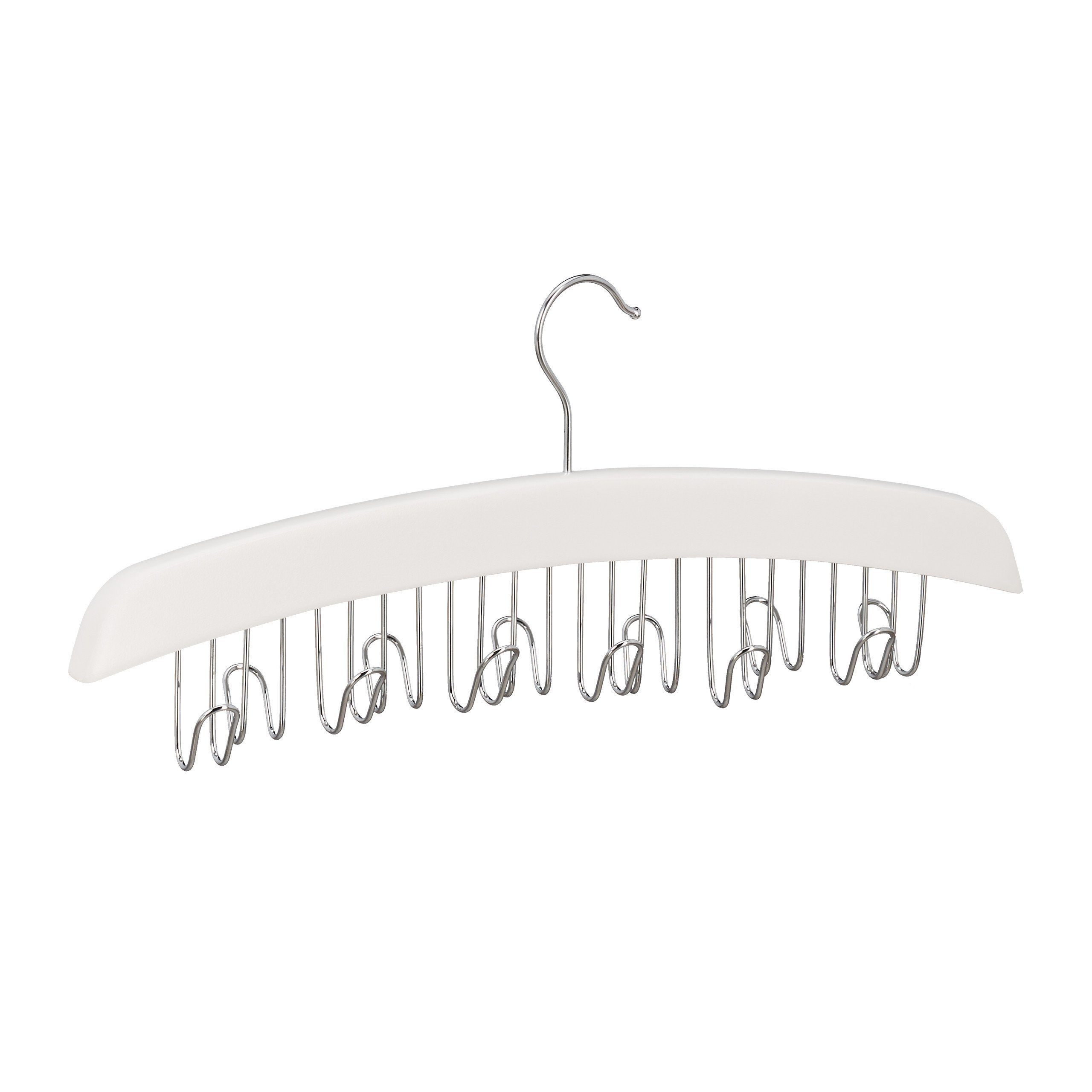 relaxdays Gürtelbügel Gürtelhalter Holz weiß günstig online kaufen