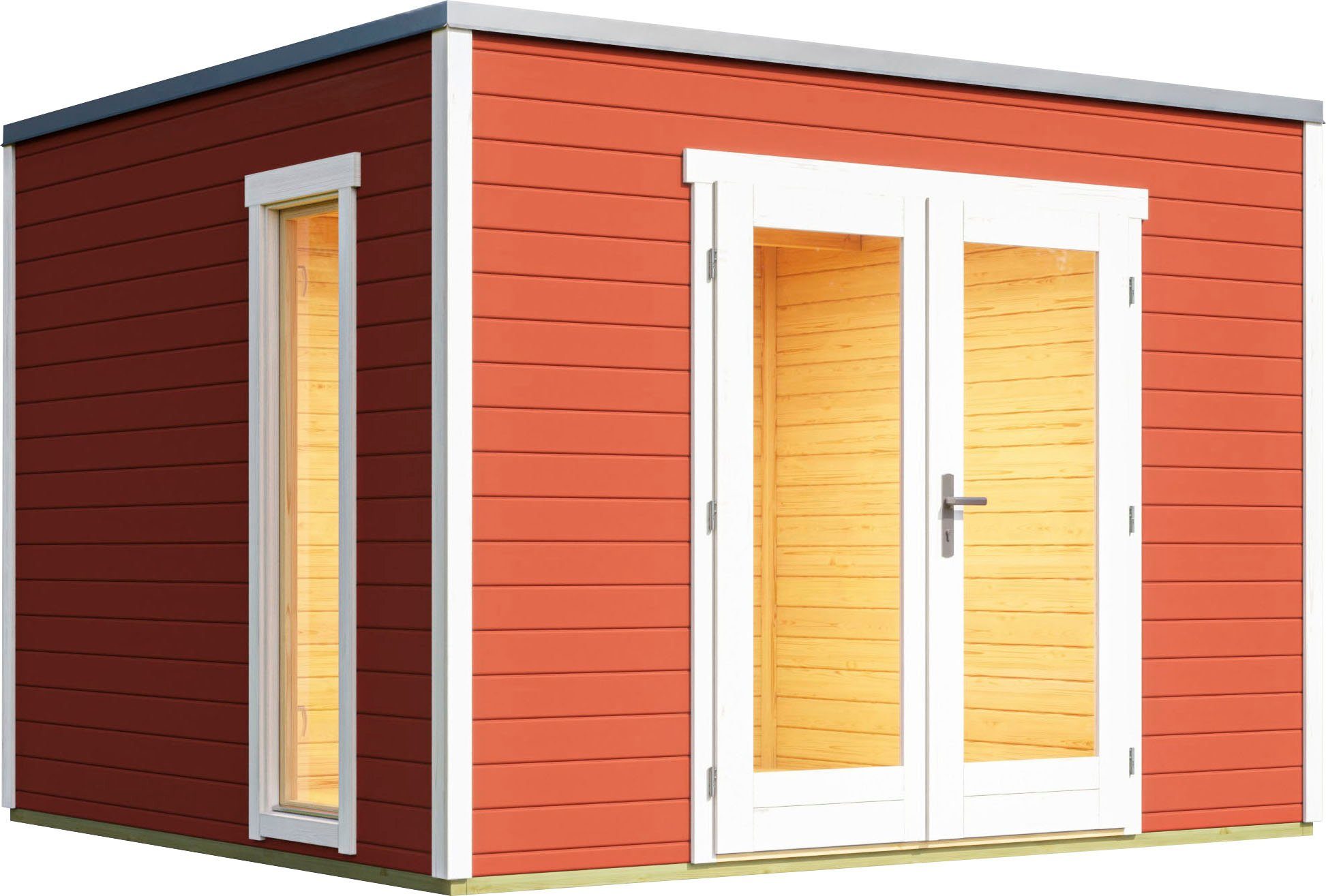 LASITA MAJA Gartenhaus PALERMO 1, BxT: 300x302 cm, (Set, inkl. Fussbodenbretter zum verlegen)