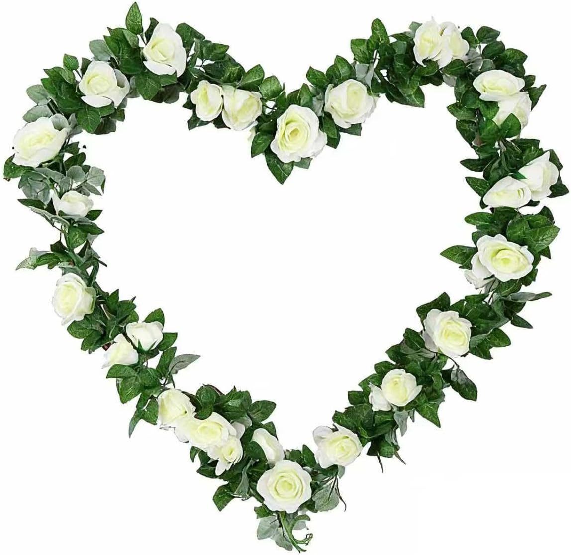 Kunstblumenstrauß Blumengirlande Deko Künstliche Rosengirlande Hochzeit, Agger
