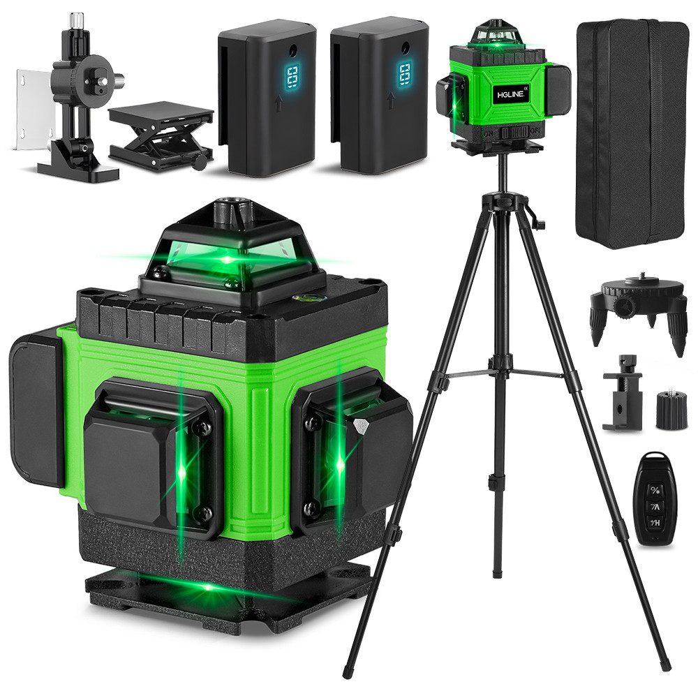 ONEVAN Laserwasserwaage 4 x 360 °Selbstnivellierend günstig online kaufen