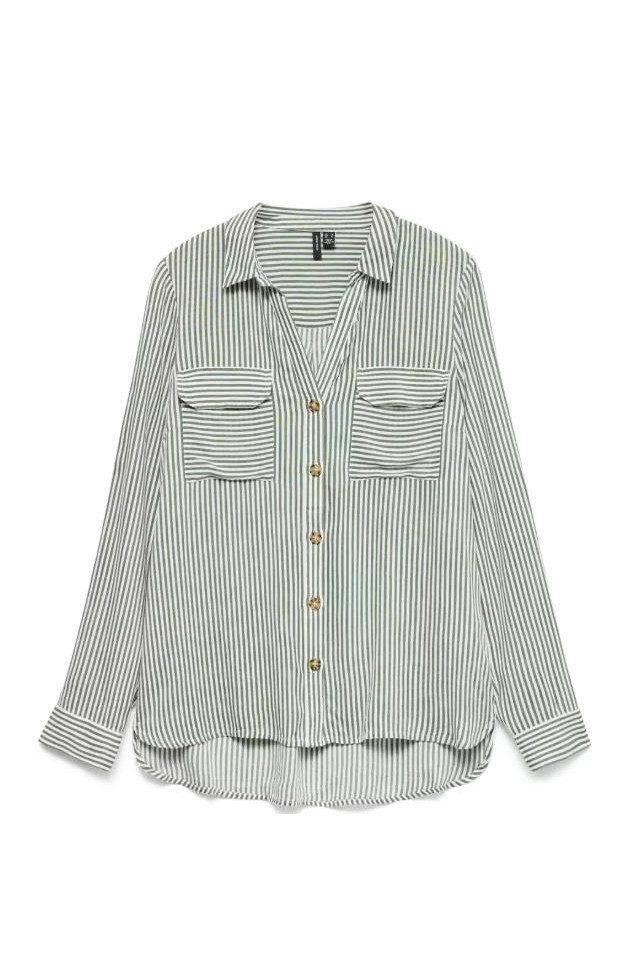 Vero Moda Blusentop VMBUMPY L/S SHIRT NEW WVN NOOS günstig online kaufen